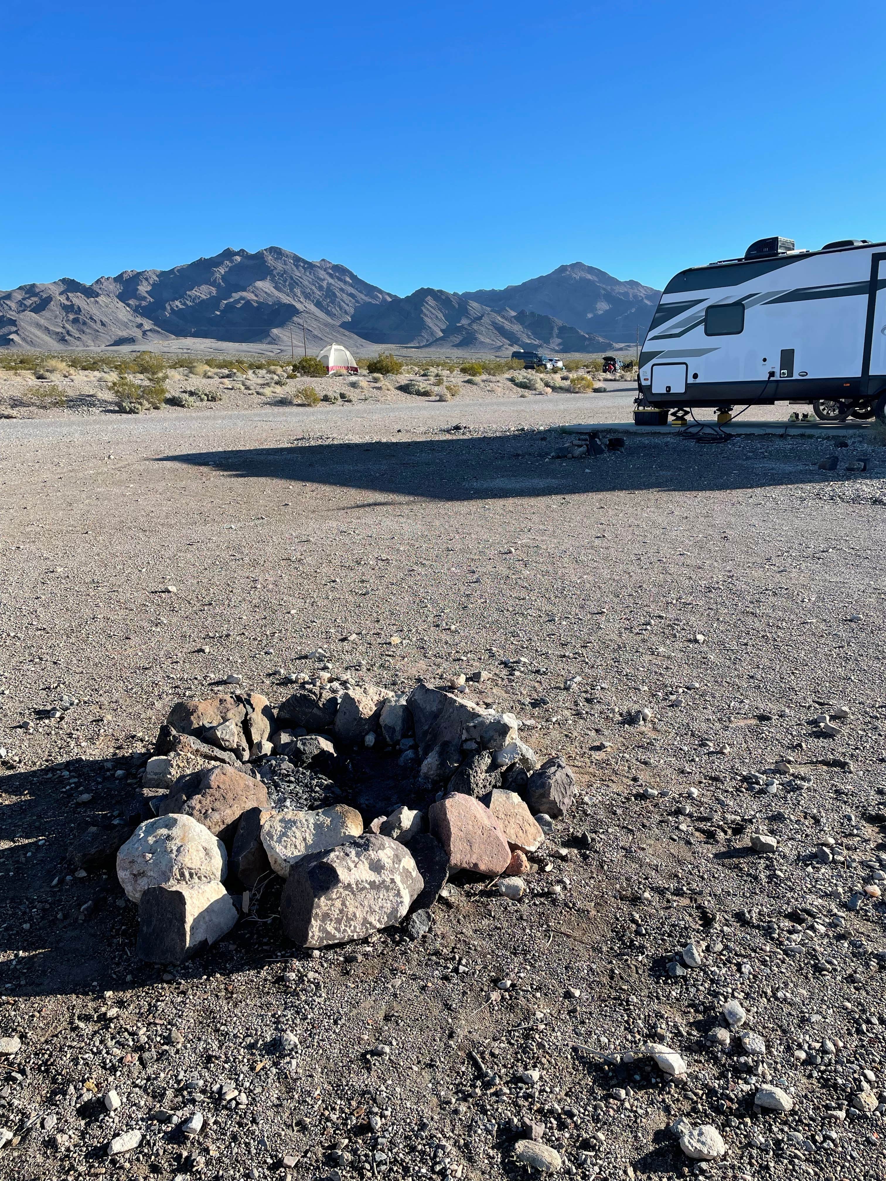 Samantha M.'s photo of a dispersed camping area at Death Valley: Dispersed Camping East Side of Park near Tecopa, CA
