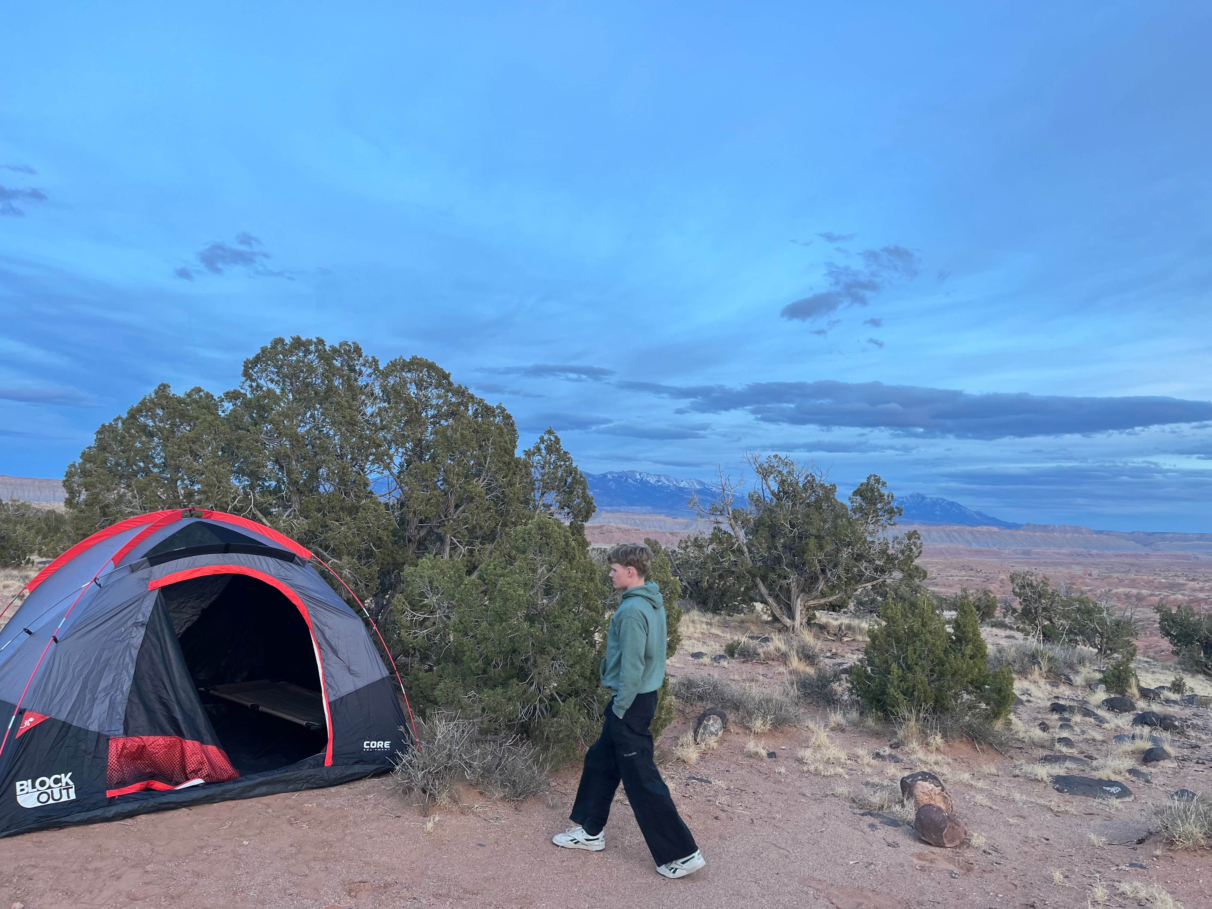 Katherine M.'s photo at Dispersed Campsite Near Capital Reef National Park near Capitol Reef National Park