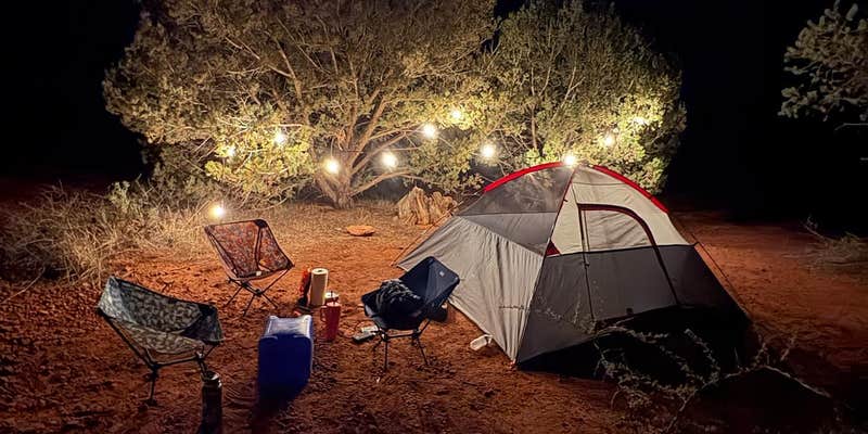 Camper submitted image from Nolan Tank Large Dispersed Area