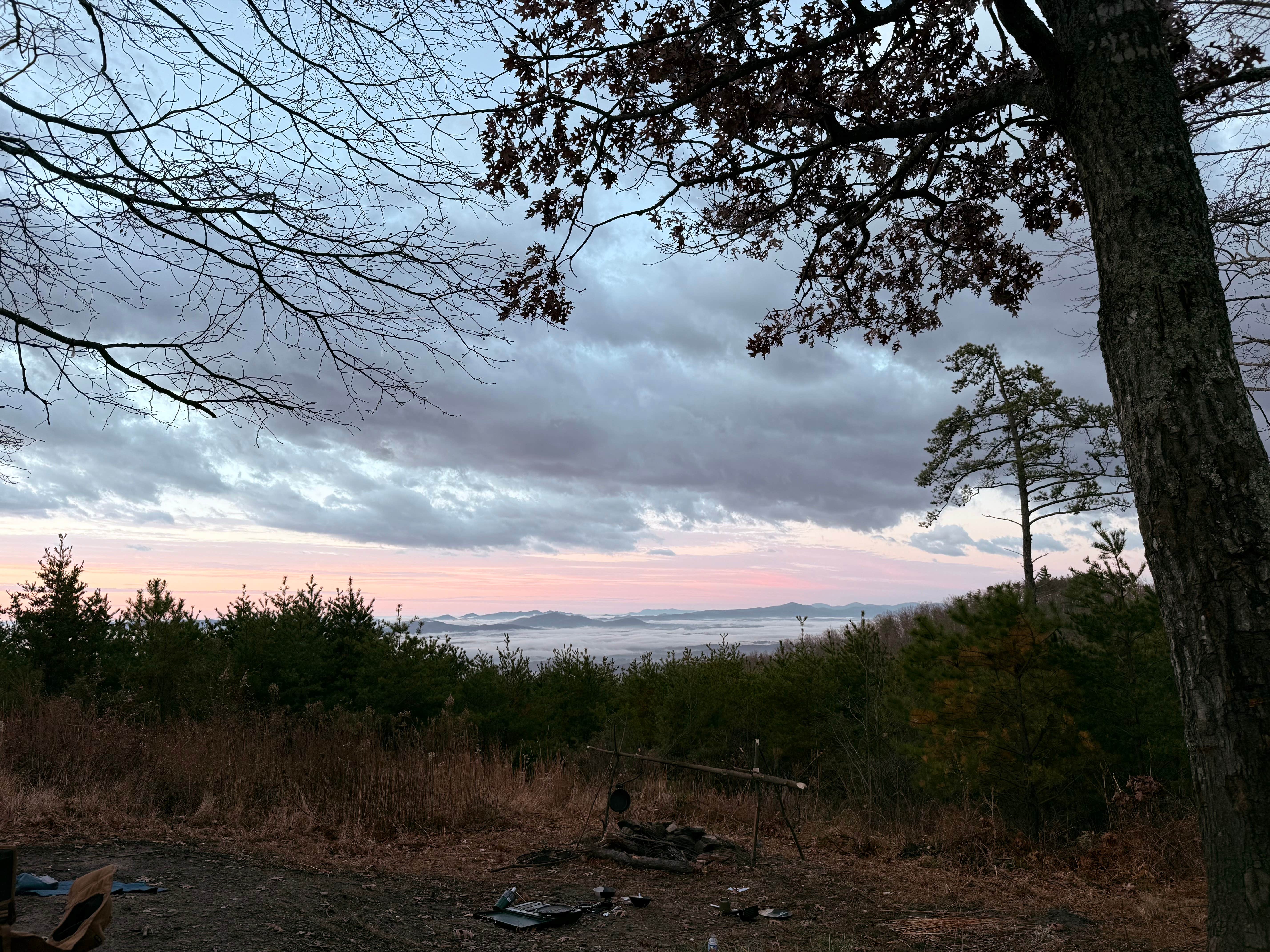Sam C.'s photo of a dispersed camping area at Old NC 105 - Dispersed Camping near Boiling Springs, NC