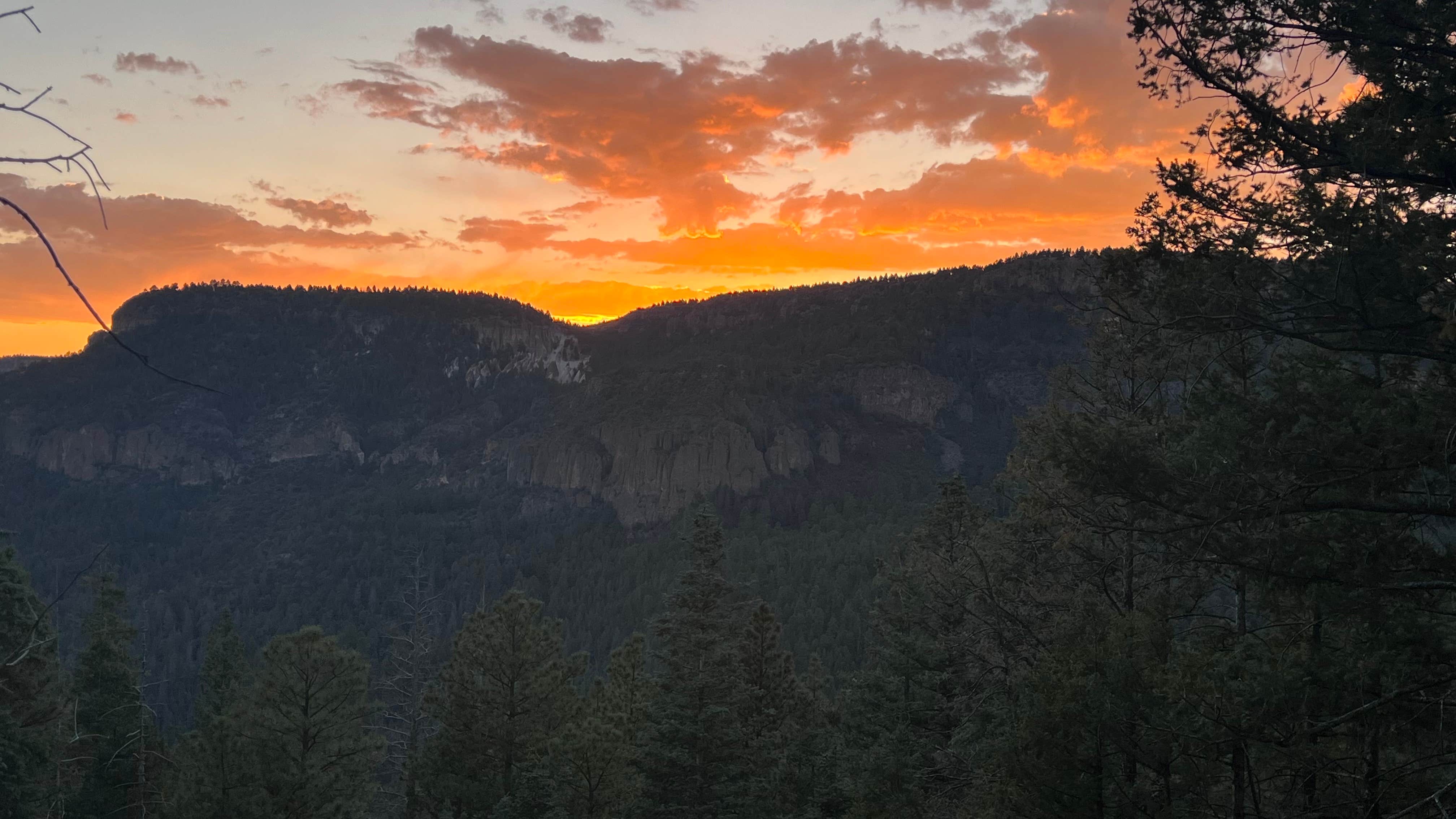 Stacey M.'s photo of a dispersed camping area at Dispersed on 4 - Fenton Lake State Park near Española, NM