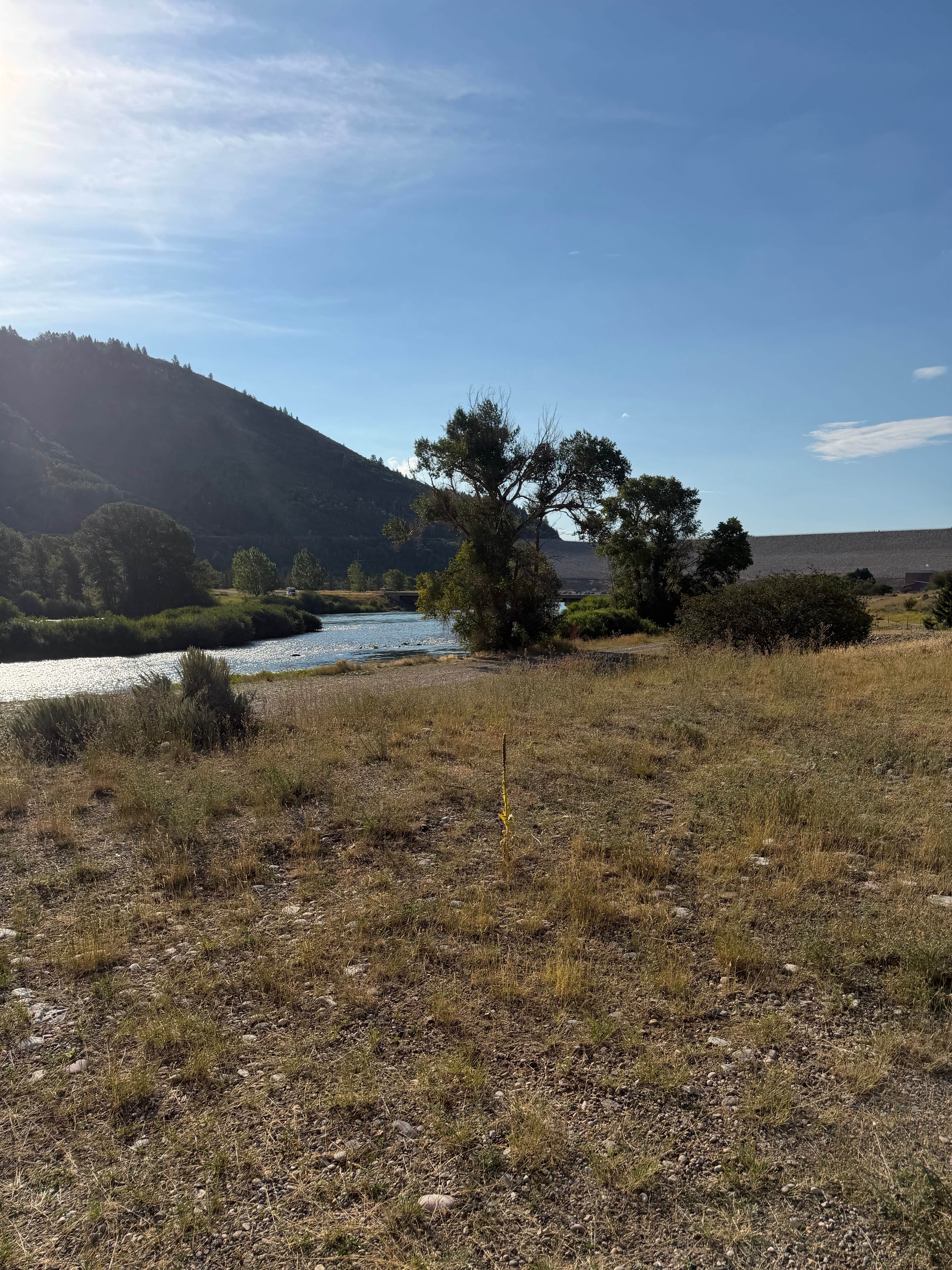 Camper-submitted photo at dispersed Palisades Dam near Swan Valley, ID