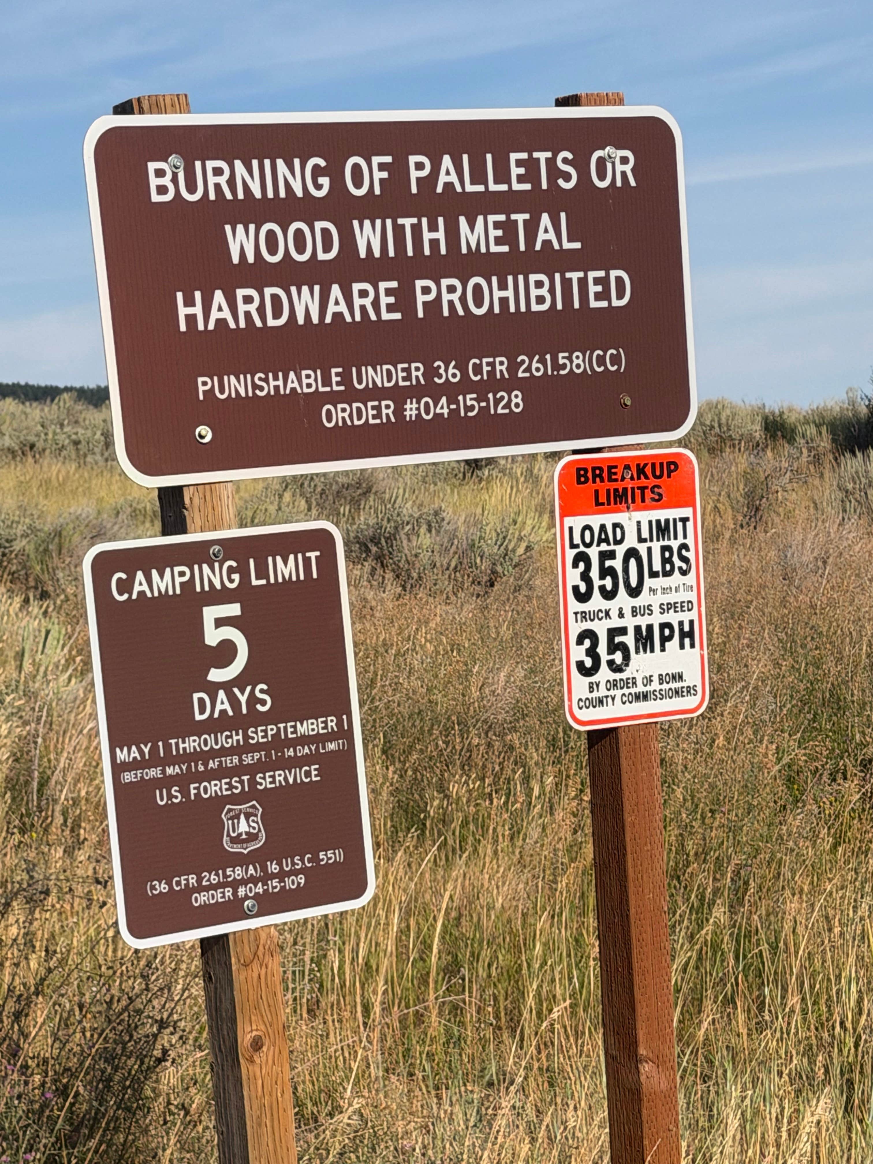 Camper-submitted photo at dispersed Palisades Dam near Swan Valley, ID