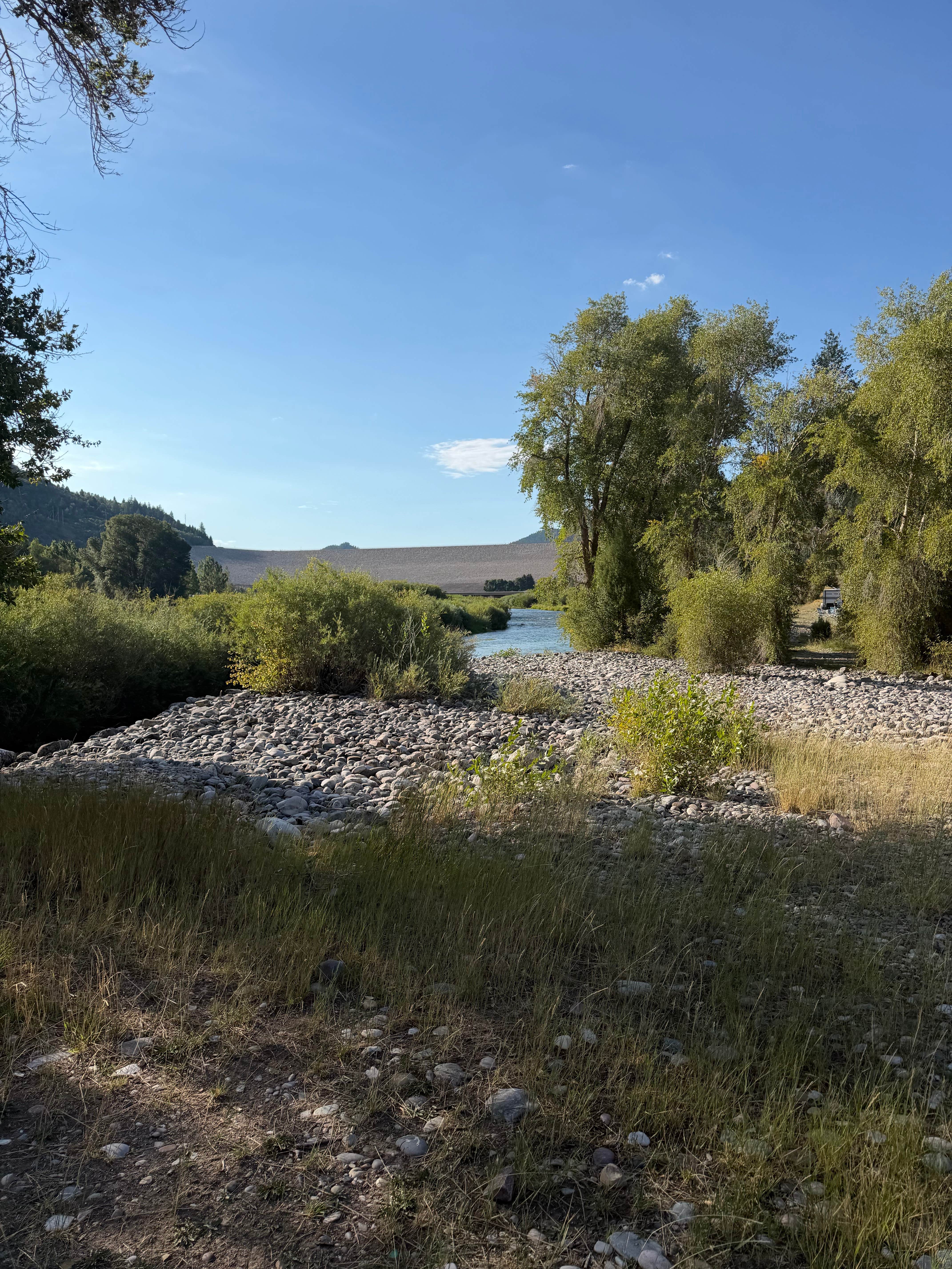 Camper-submitted photo at dispersed Palisades Dam near Swan Valley, ID