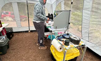 ChiAnn M.'s photo of a dispersed camping area at Blue River Reservoir Roadside Camping near Blue River, OR