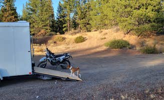 Justin L.'s photo of rv camping at Dispersed Rock Quary near Crescent, OR
