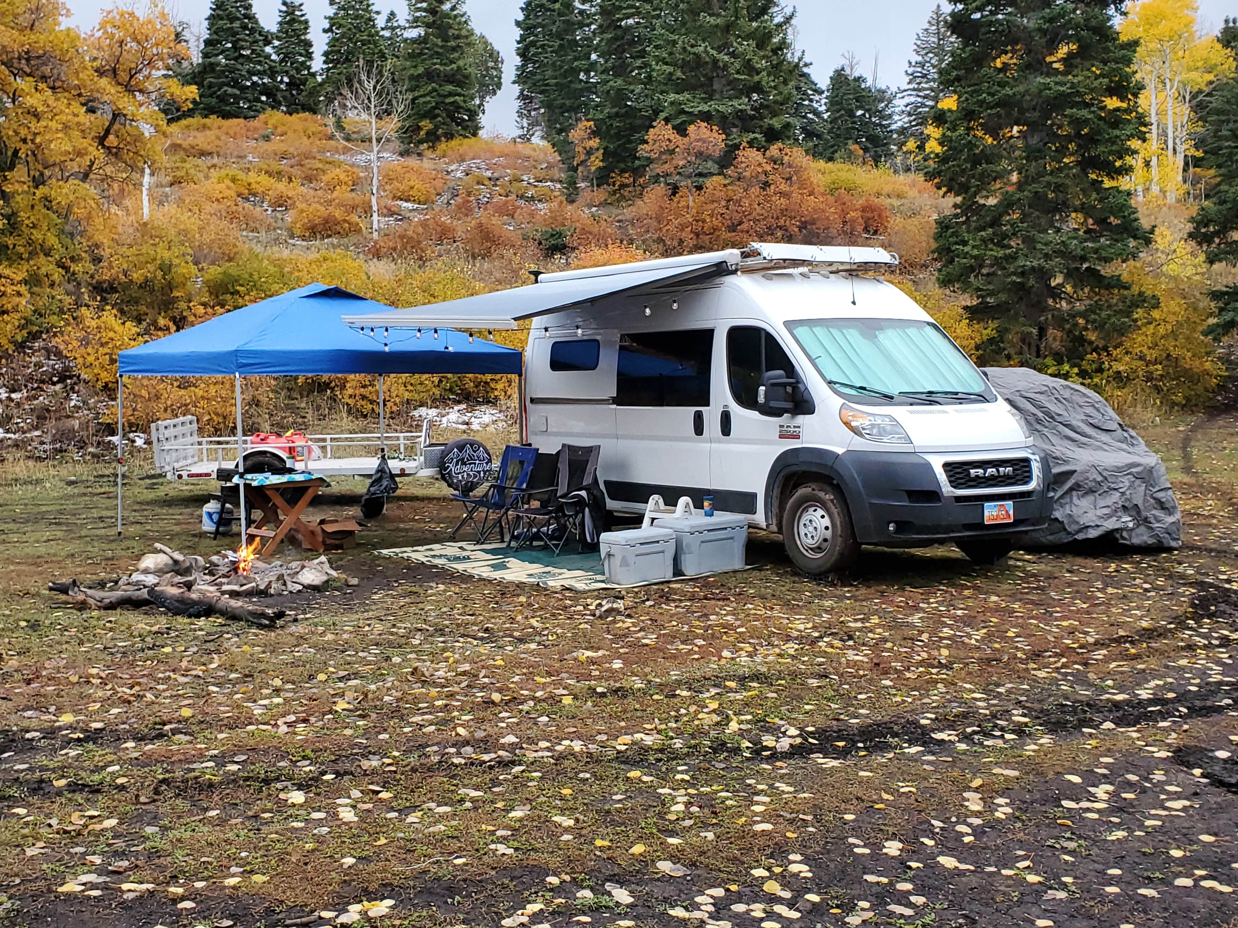 David C.'s photo of a dispersed camping area at Jimmy's Fork - Dispersed Campsite near Sigurd, UT
