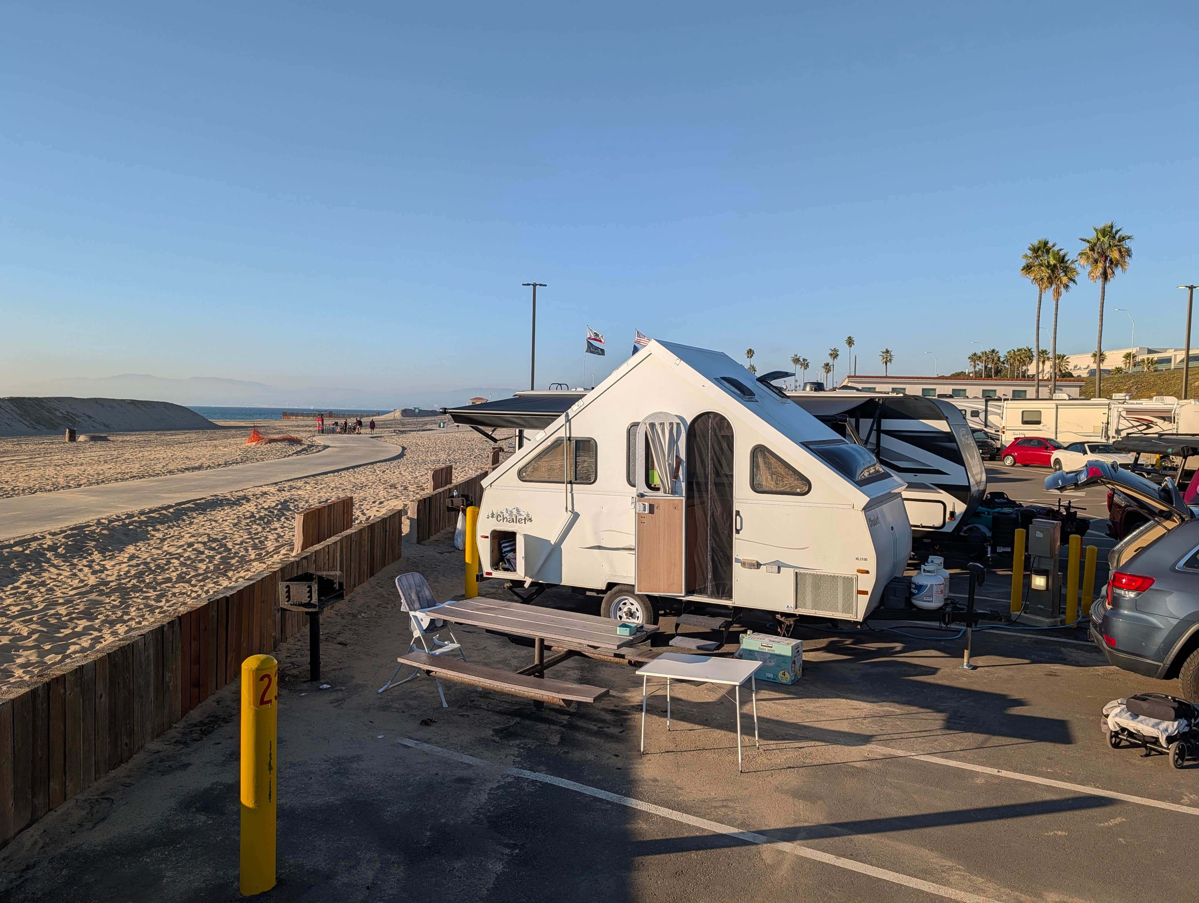 Hans V.'s photo of rv camping at Dockweiler Beach RV Park near Agoura Hills, CA