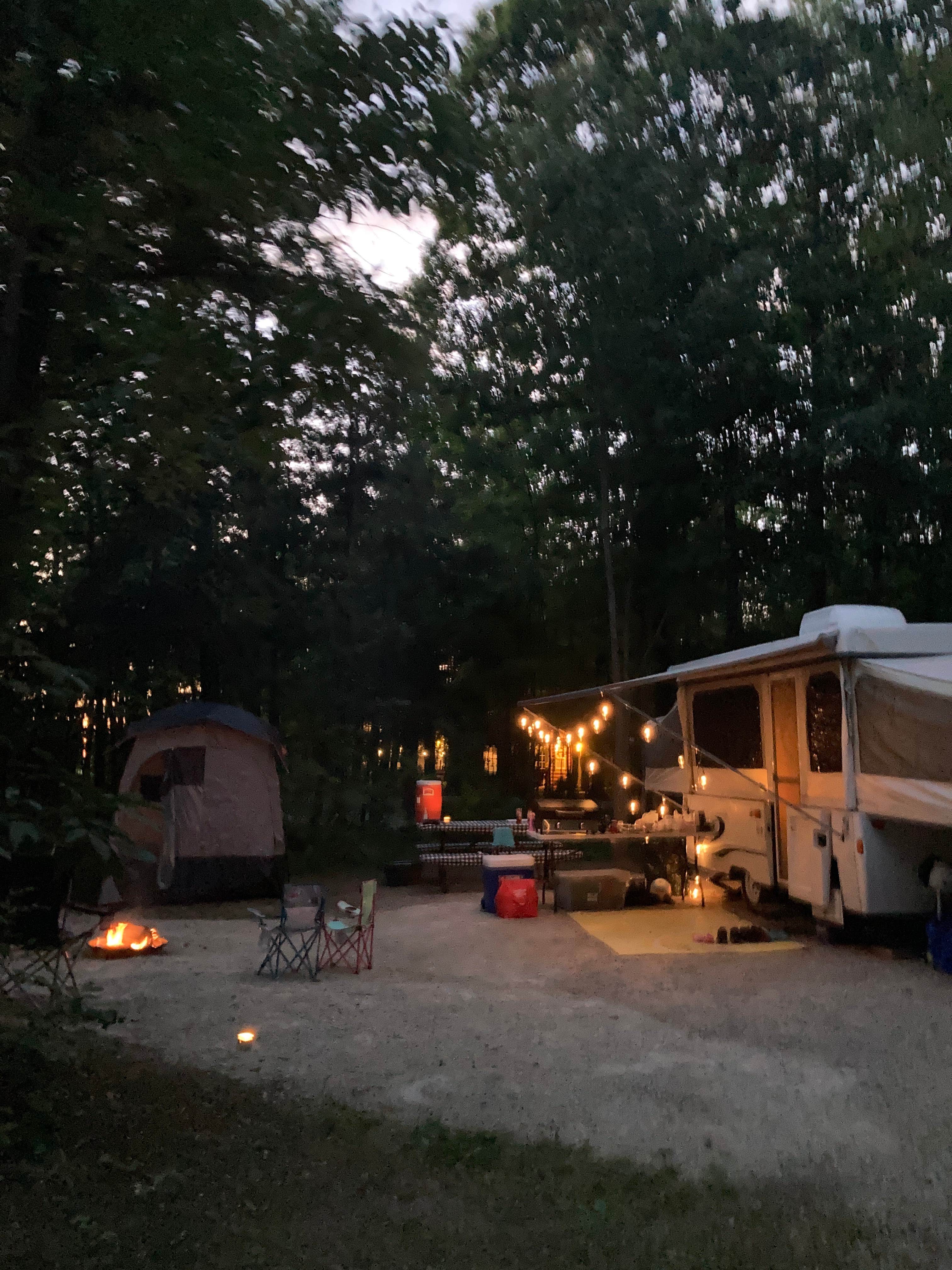 Camper-submitted photo at Rustic Timbers Door County Camping near Jacksonport, WI