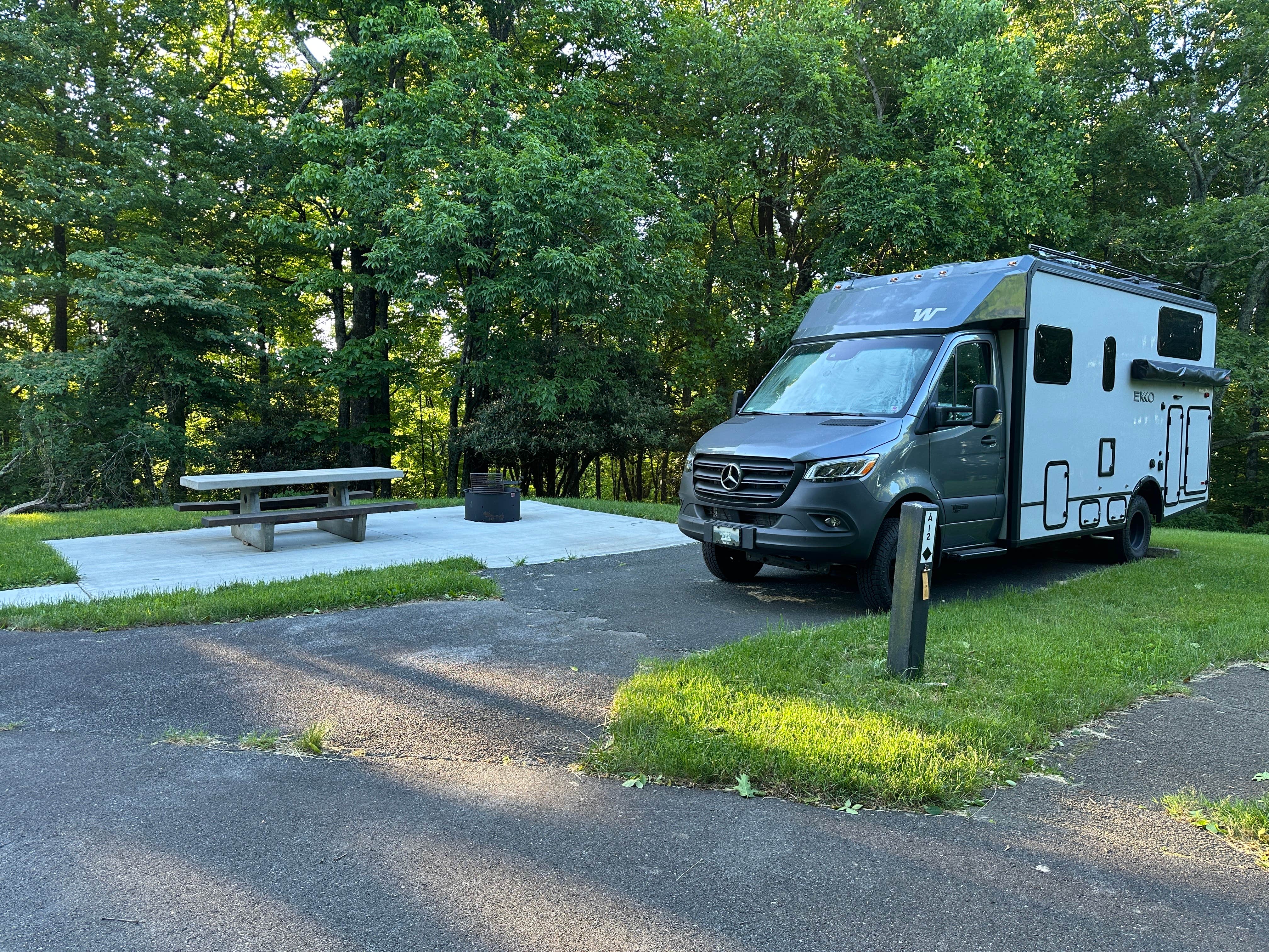 Chris A.'s photo of rv camping at Doughton Park Campground — Blue Ridge Parkway near Fleetwood, NC