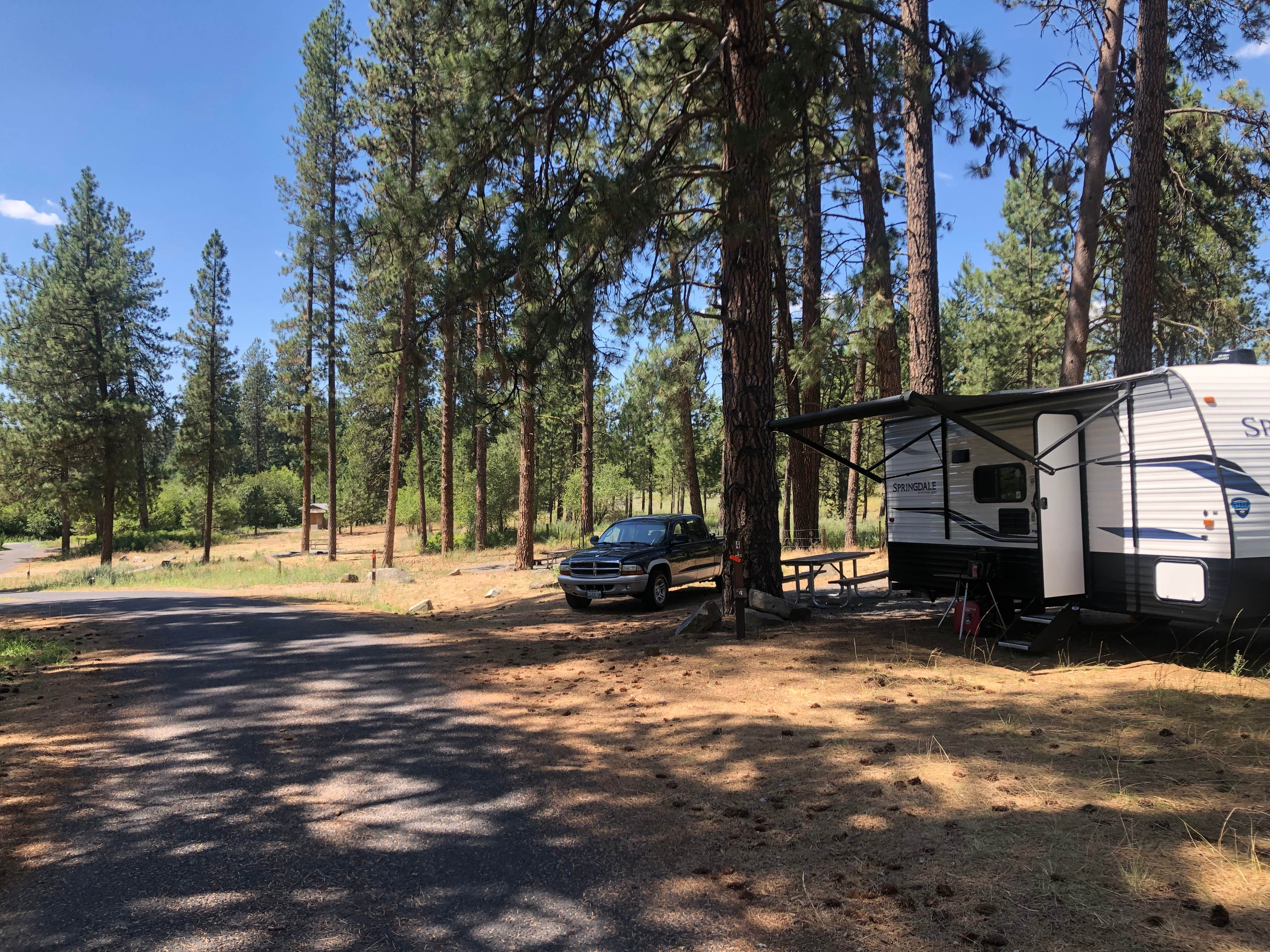 Camper-submitted photo at Dragoon Creek Campground near Spokane Valley, WA