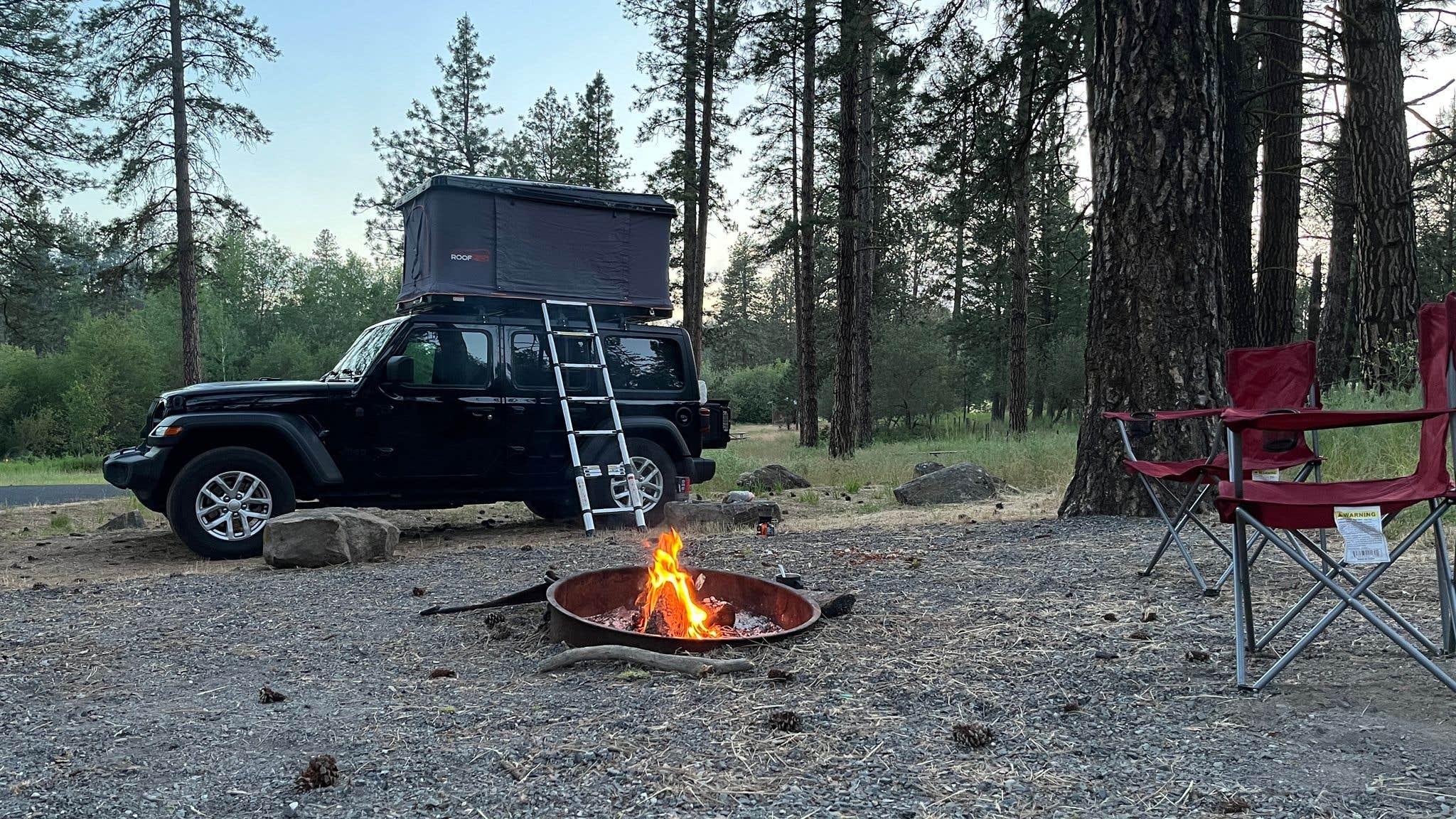 Camper-submitted photo at Dragoon Creek Campground near Spokane Valley, WA