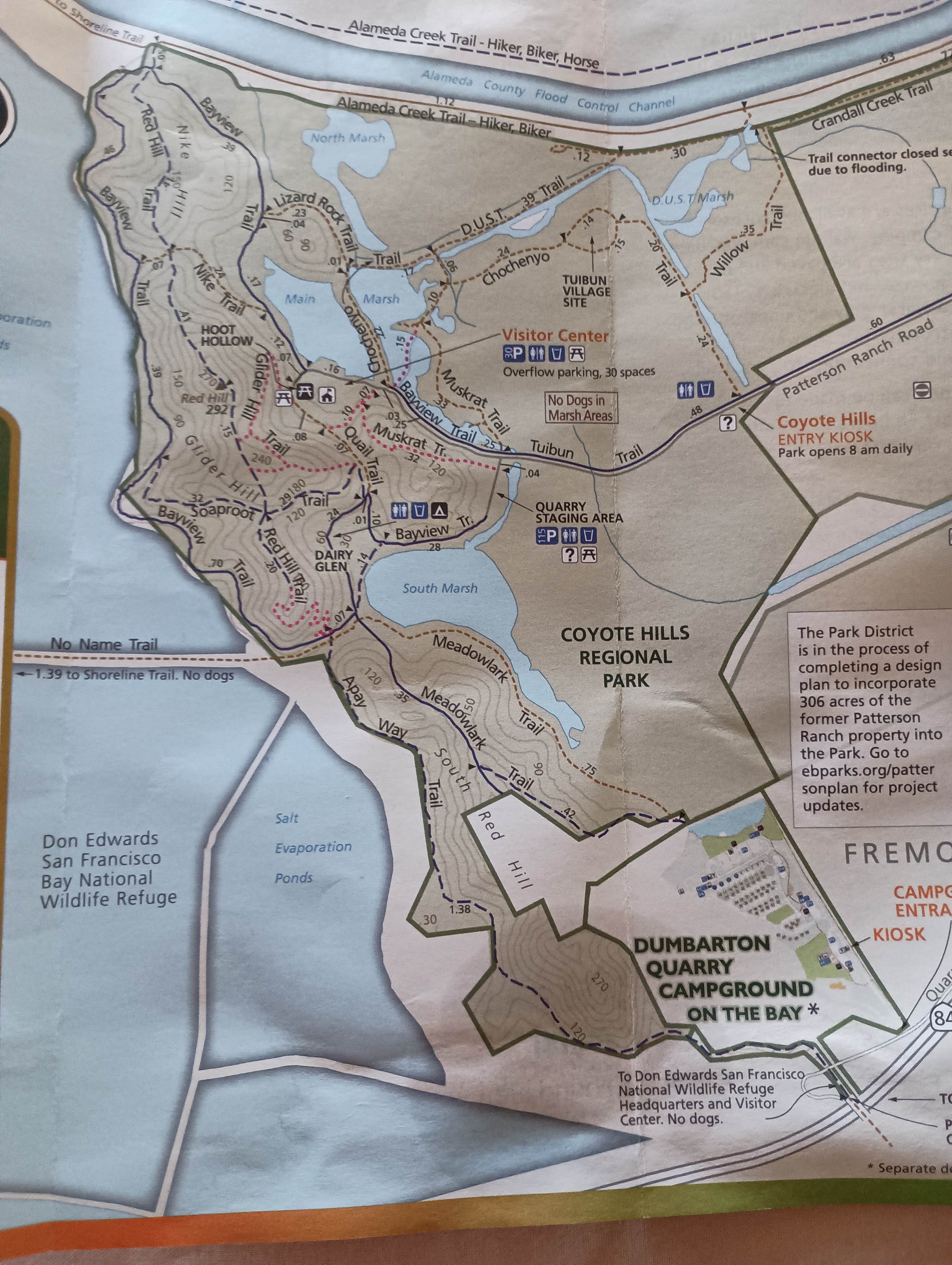 Camper-submitted photo at Dumbarton Quarry Campground on the Bay near Woodside, CA