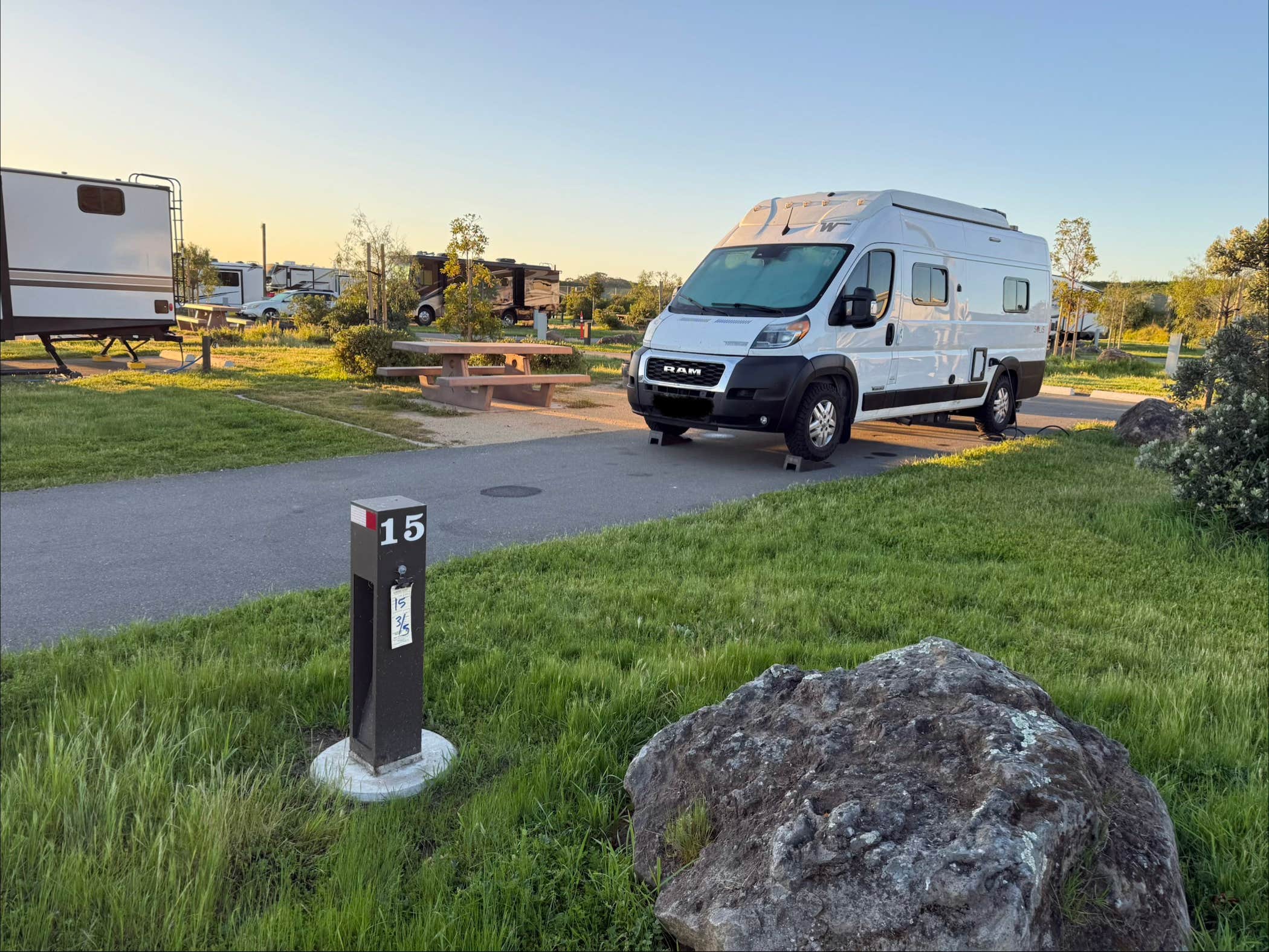 Kim G.'s photo of rv camping at Dumbarton Quarry Campground on the Bay near Hayward, CA