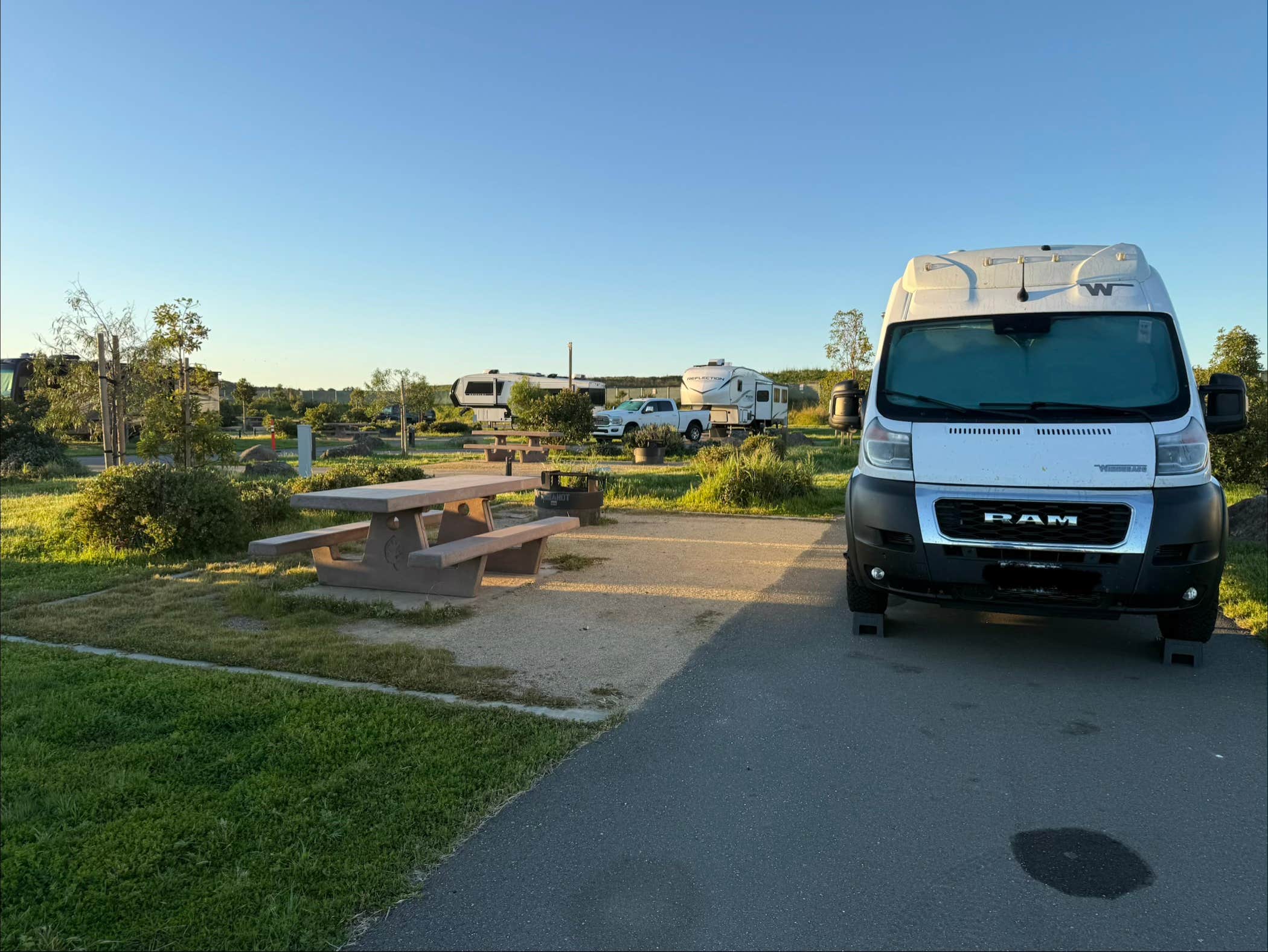 Camper-submitted photo at Dumbarton Quarry Campground on the Bay near San Leandro, CA