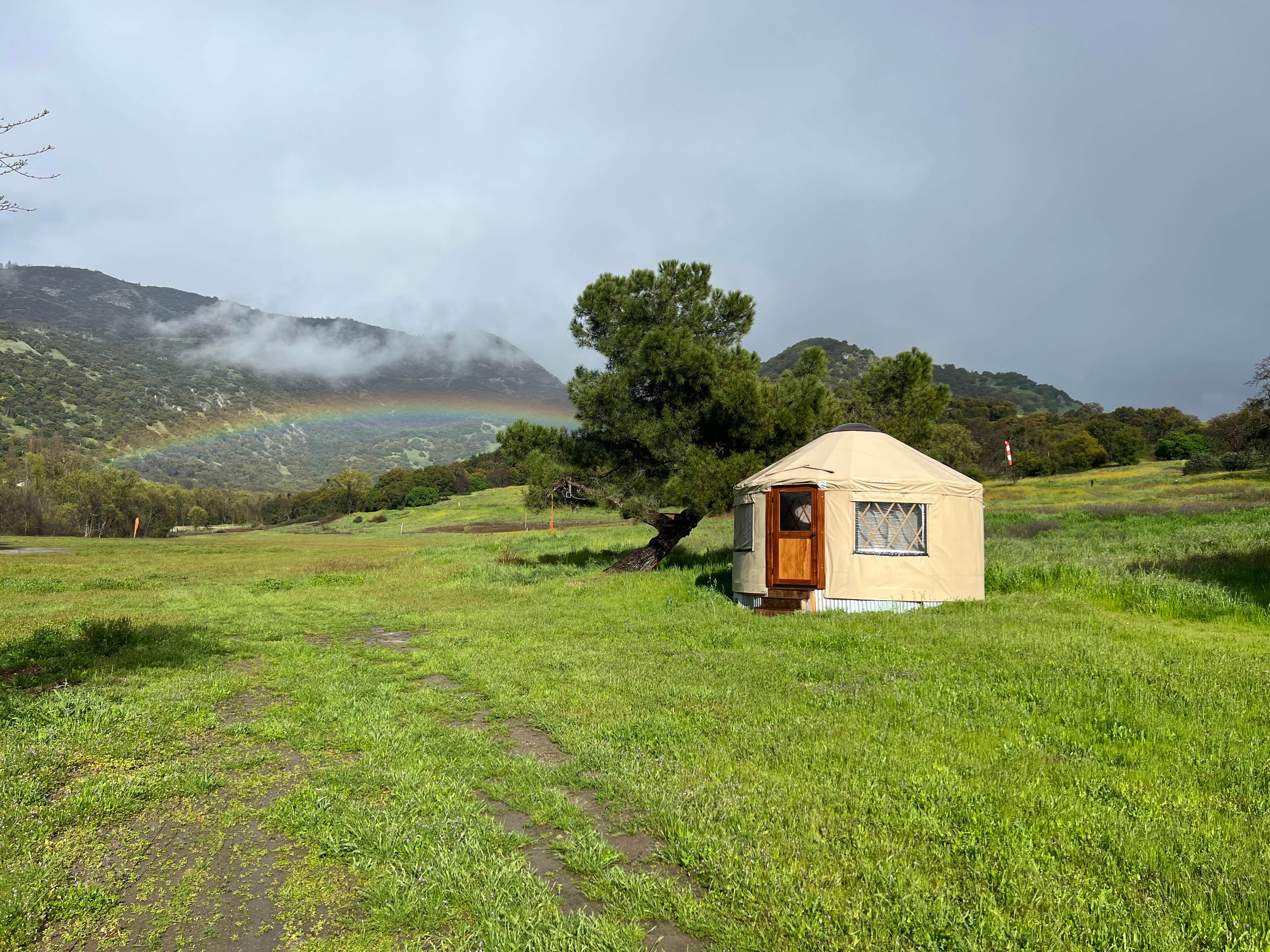Spencer B.'s photo of tent camping at Dunlap canyon retreat near Lemon Cove, CA