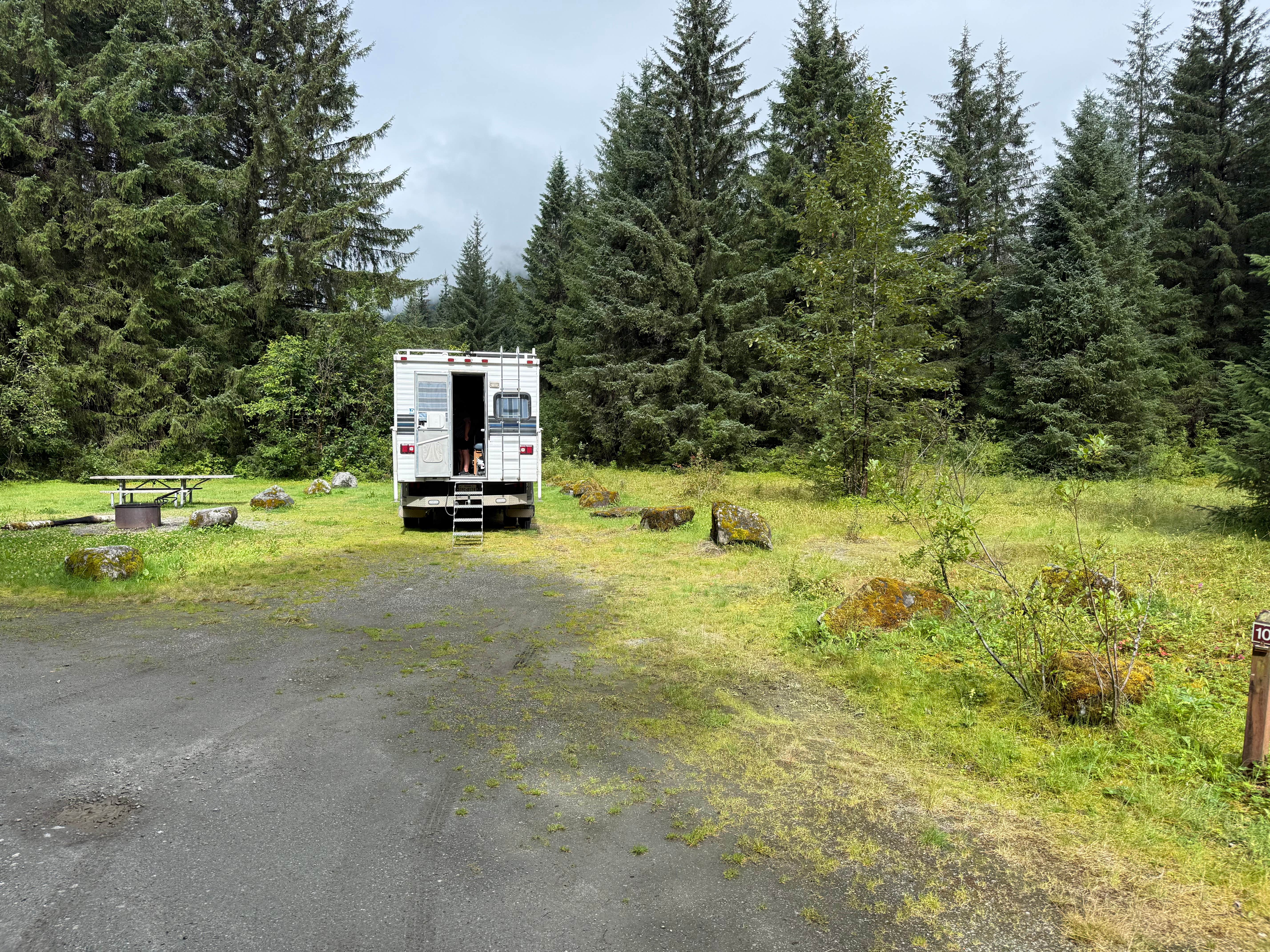 Camping near Bartlett Cove Campground — Glacier Bay National Park: Eagle Beach State Recreation Area, Auke Bay, Alaska
