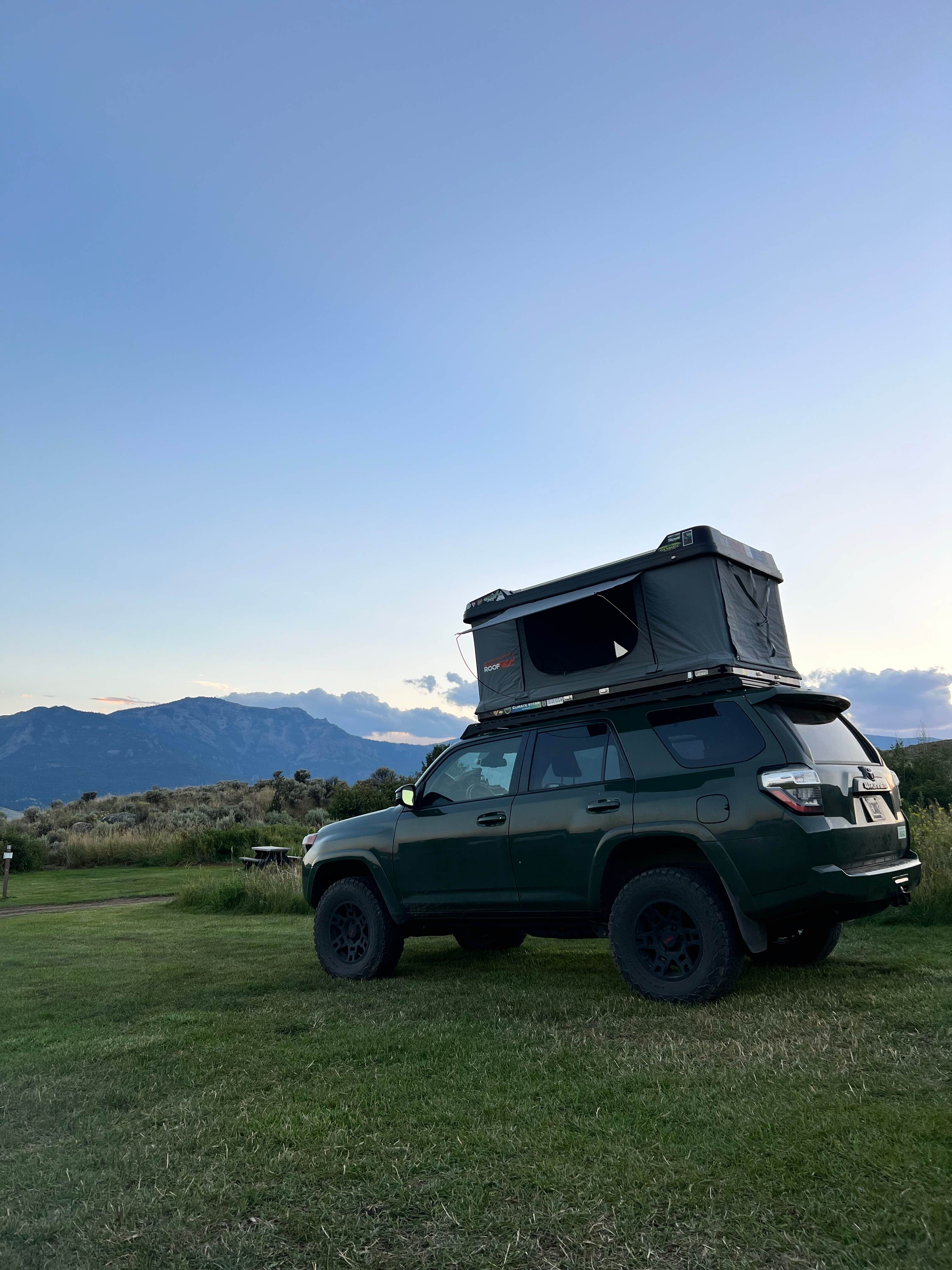 Camper-submitted photo at Eagle Creek Campground near Yellowstone National Park