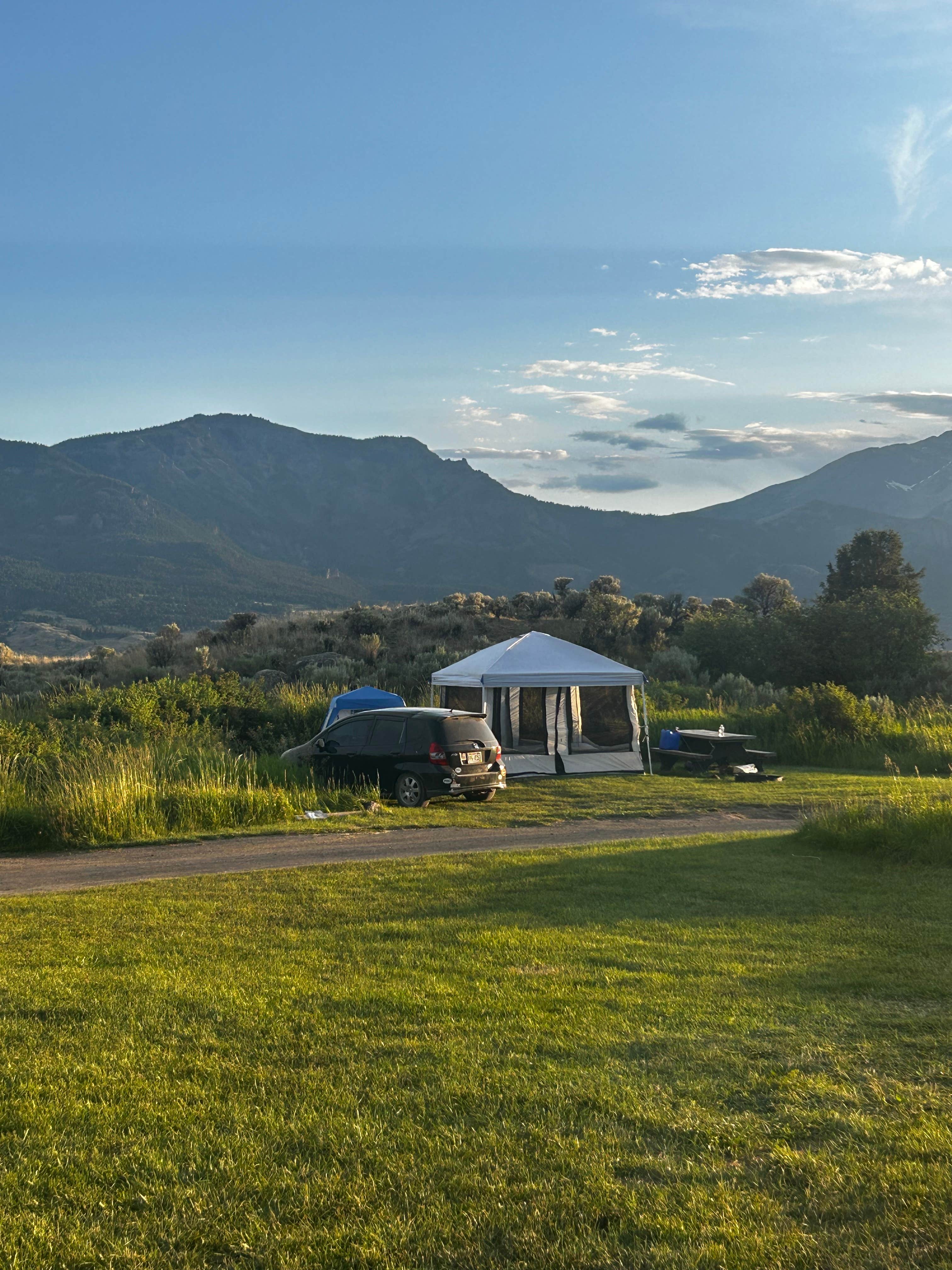 Camping near Sun Outdoors Yellowstone North: Eagle Creek Campground, Gardiner, Montana