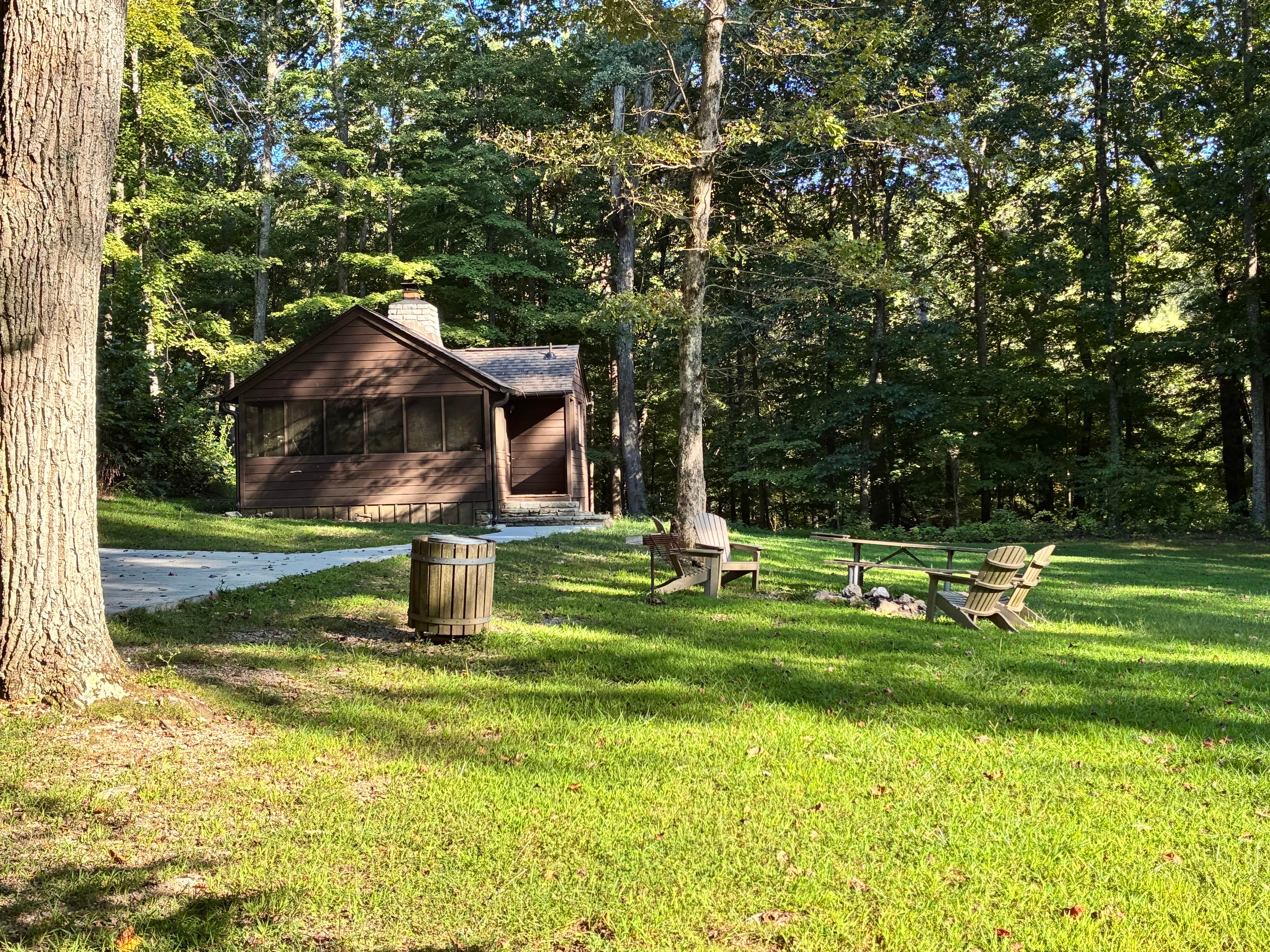 Lisa M.'s photo of a cabin at East Campground - Norris Dam State Park near Jellico, TN