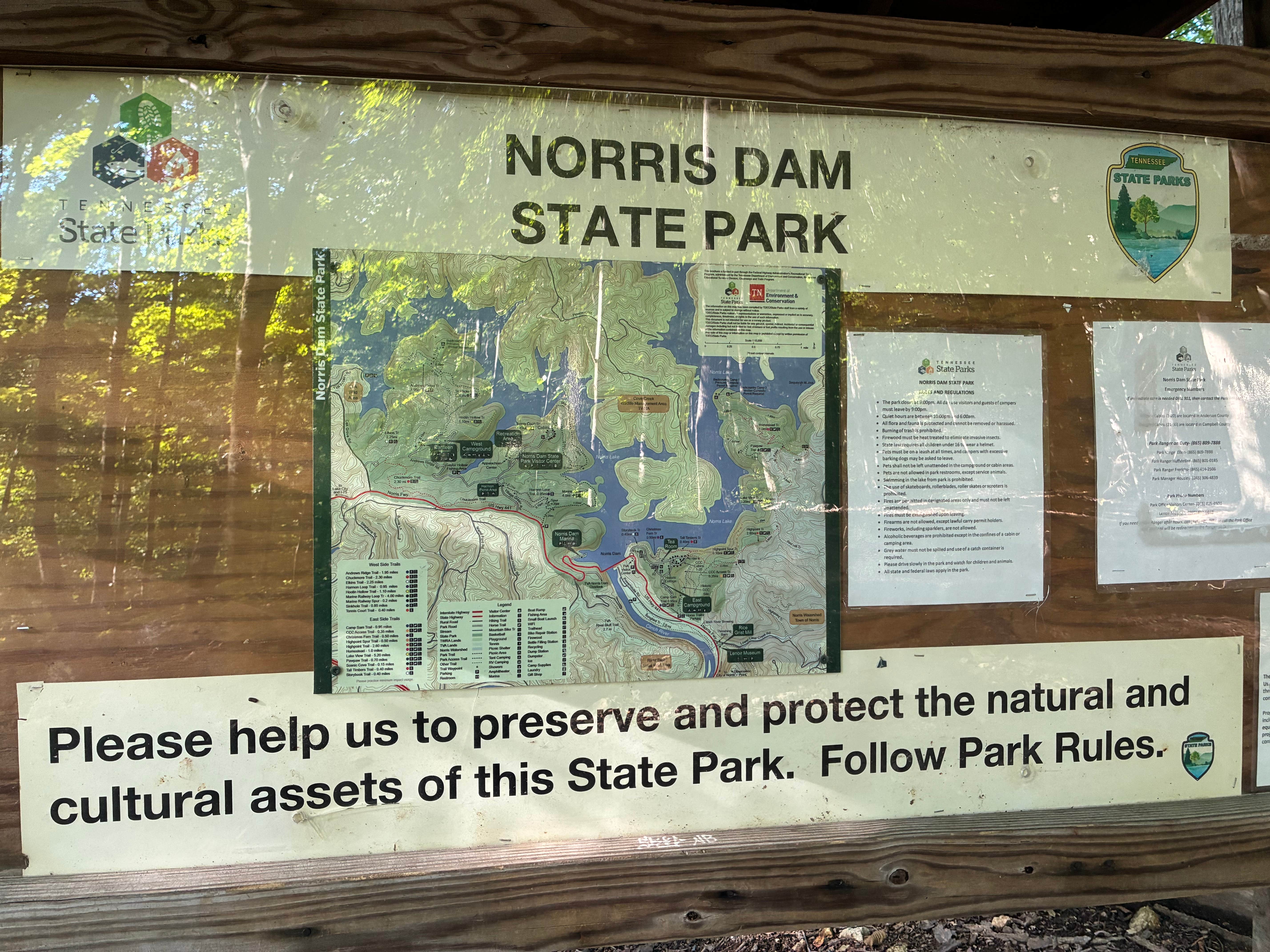 Camper-submitted photo at East Campground - Norris Dam State Park near Duff, TN