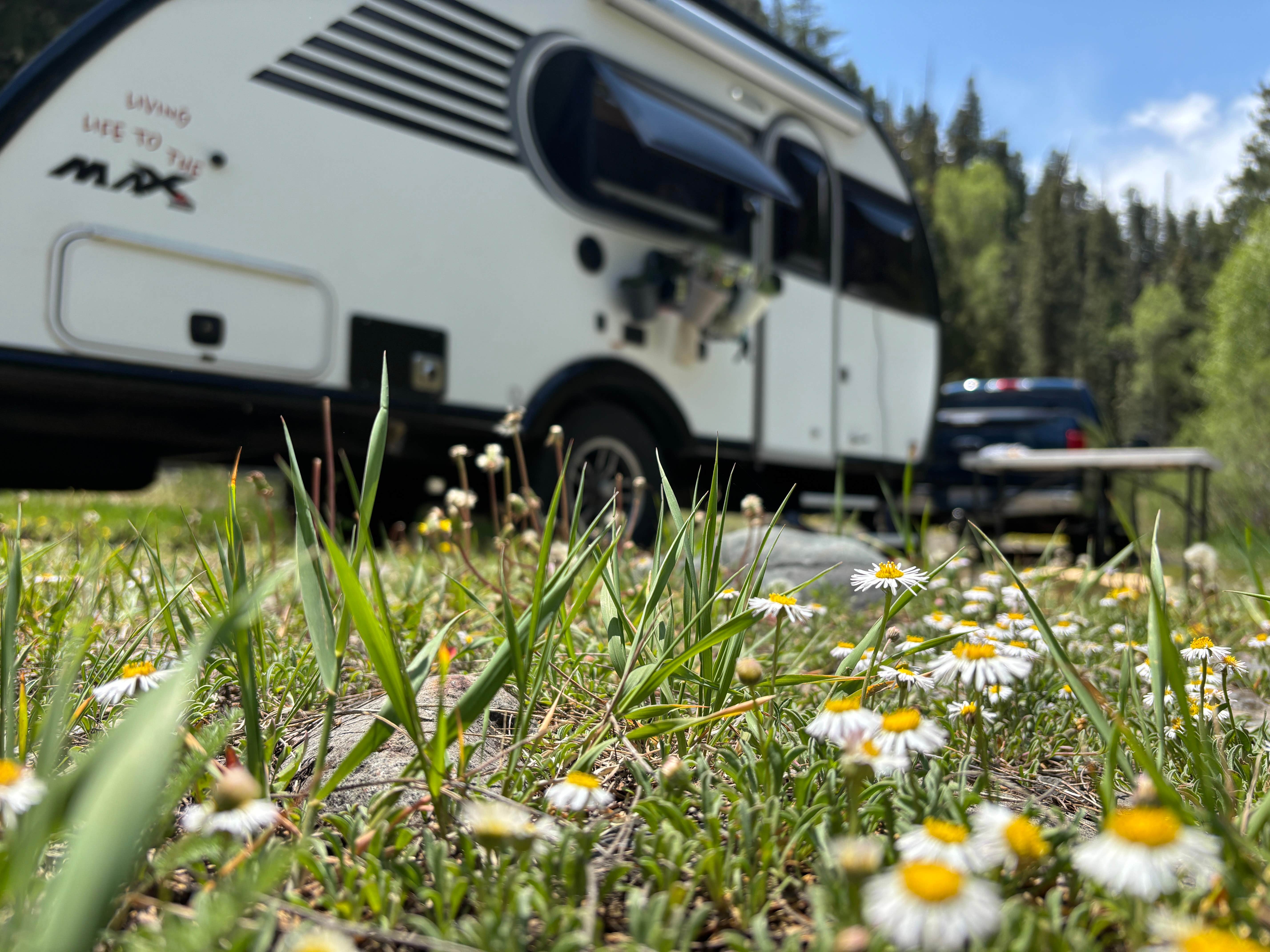 Karla L.'s photo of rv camping at East Fork San Juan River, USFS Road 667 - Dispersed Camping near Pagosa Springs, CO
