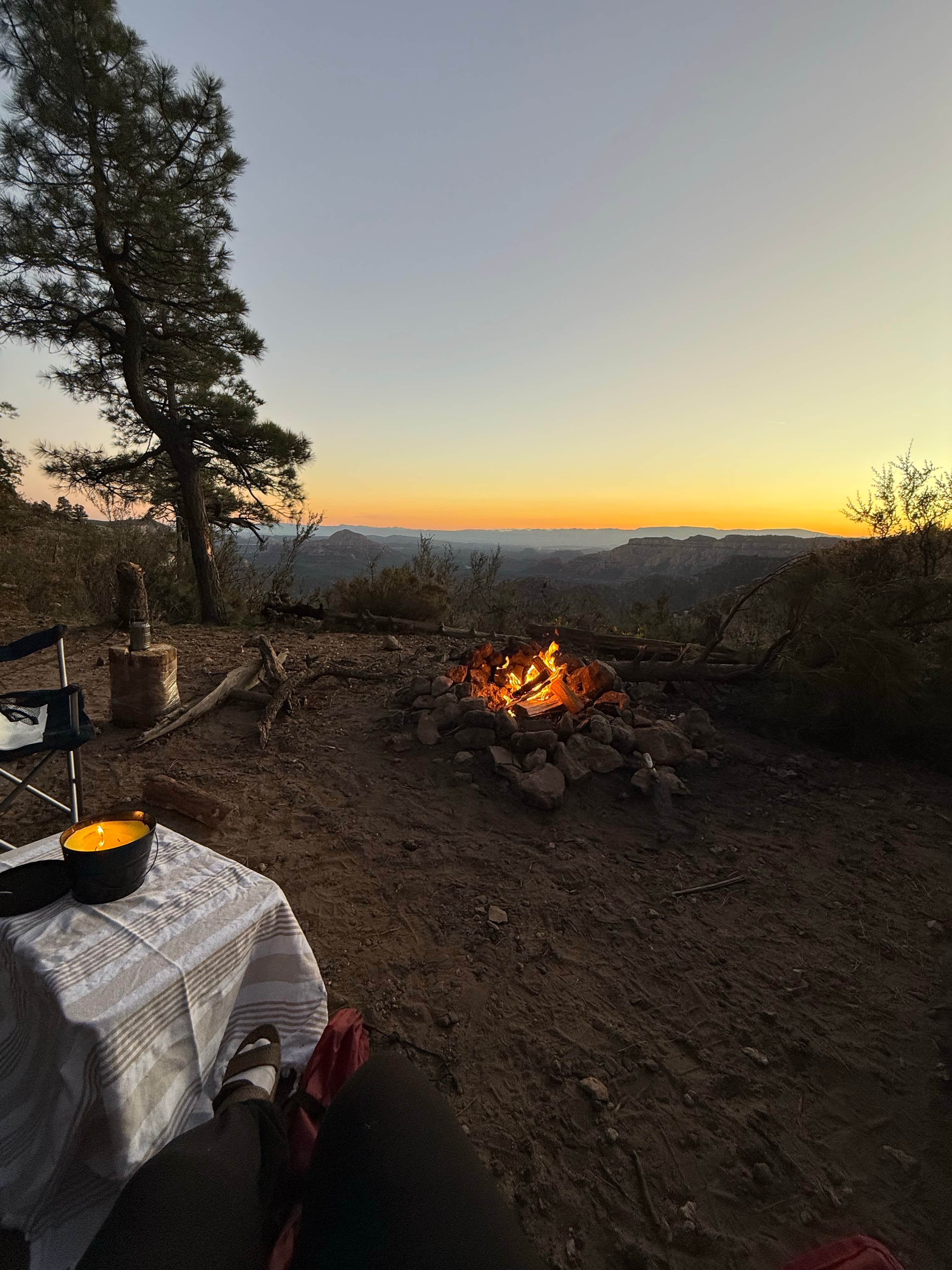Delilah P.'s photo of tent camping at East Pocket in Sedona near Flagstaff, AZ