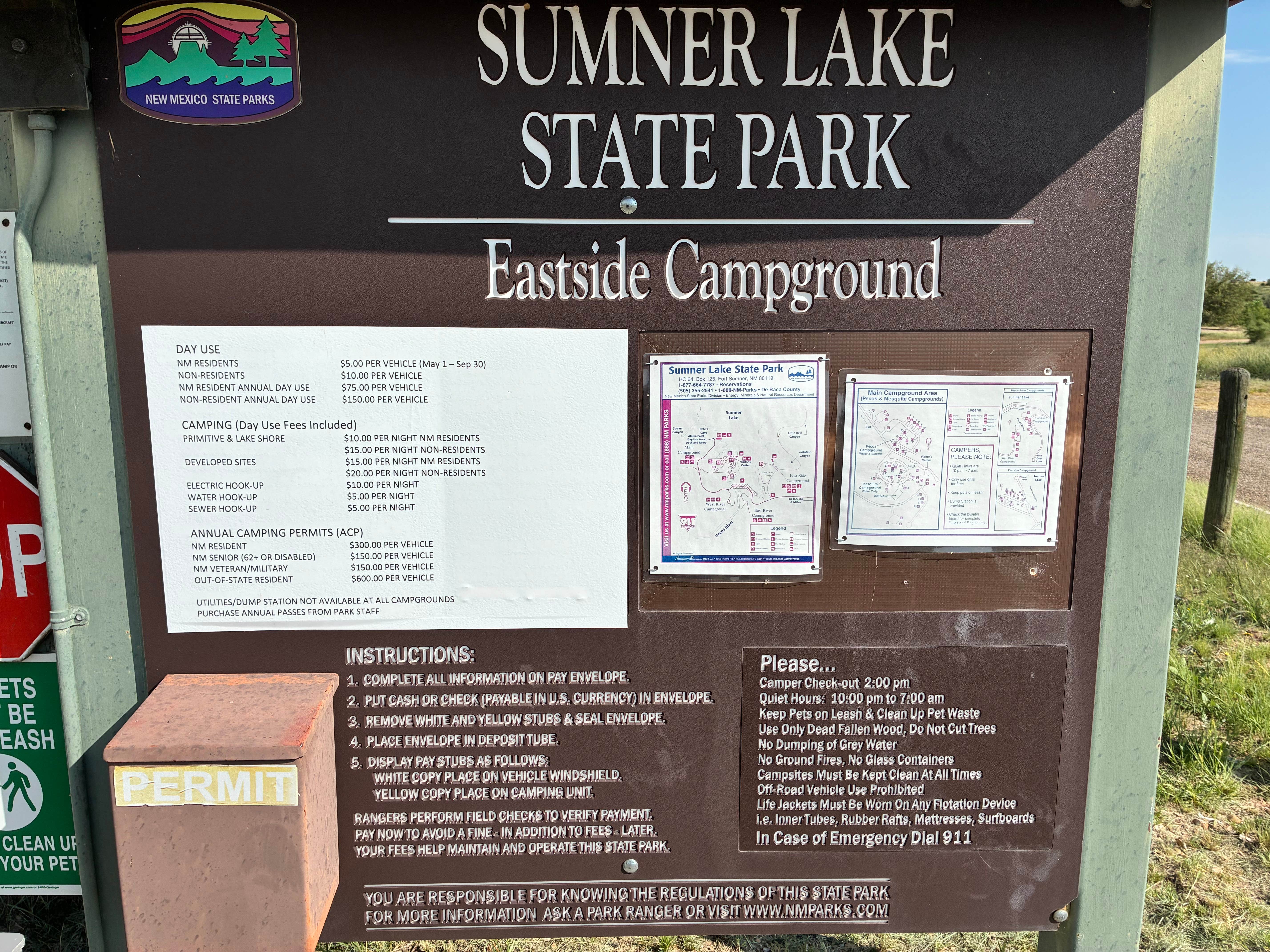 Camper-submitted photo at East Side Campground — Sumner Lake State Park near Santa Rosa, NM