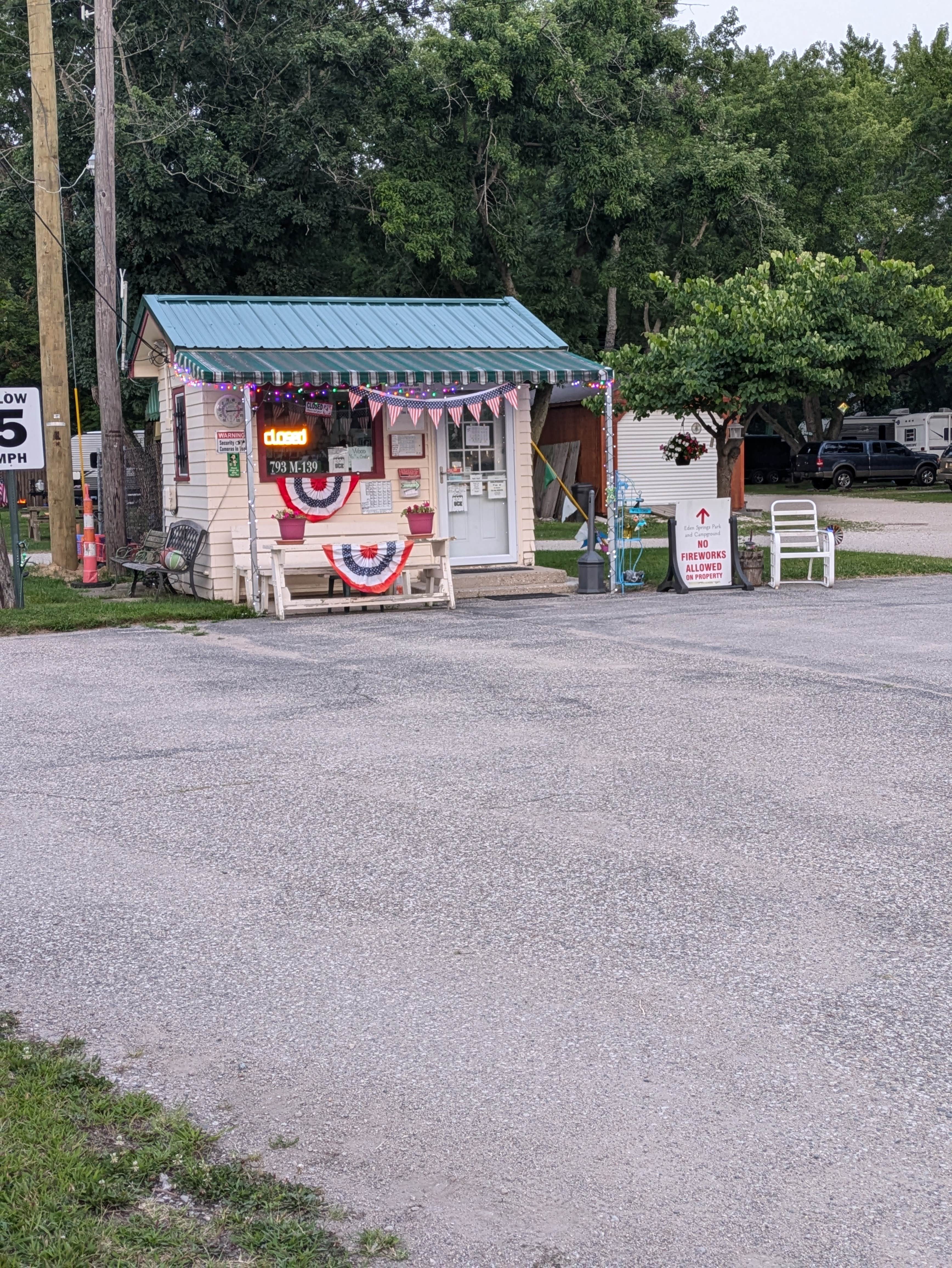Camper-submitted photo at Eden Springs Park Campground near Covert, MI