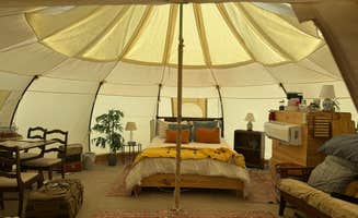 Rachel F.'s photo of glamping accommodations at El Campo Glamping near Alamogordo, NM