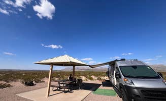 Julie F.'s photo of camping with pets at South Monticello Campground — Elephant Butte Lake near Elephant Butte, NM