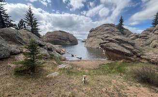 Bruce K.'s photo of camping with pets at Rocky Ridge Camground — Eleven Mile State Park near Guffey, CO