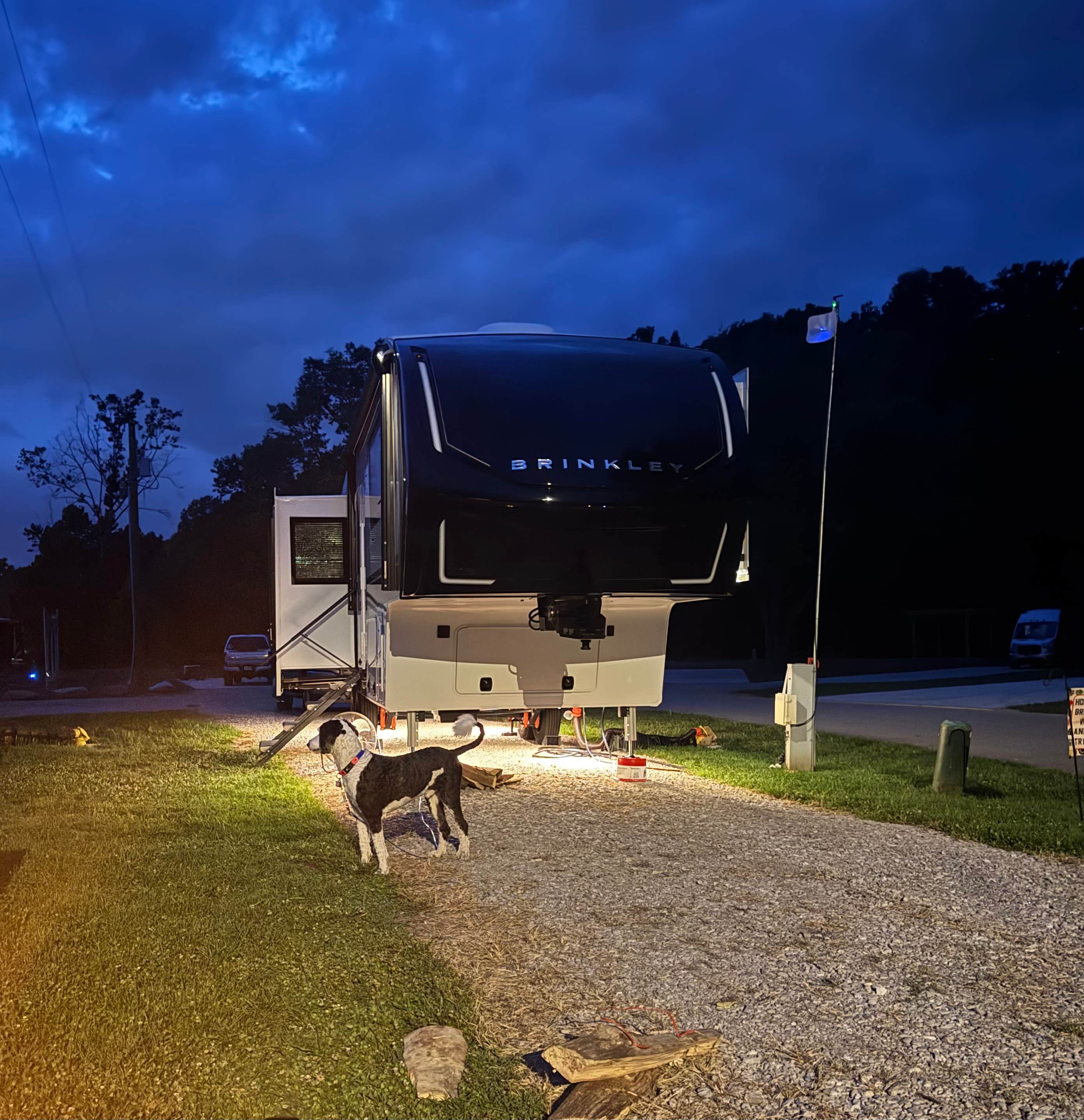 Amanda W.'s photo of rv camping at Elkhorn Campground near Stamping Ground, KY