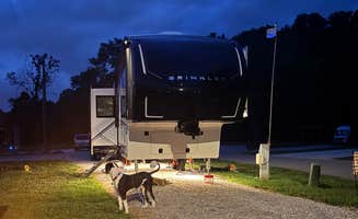 Amanda W.'s photo of camping with pets at Elkhorn Campground near Lexington, KY