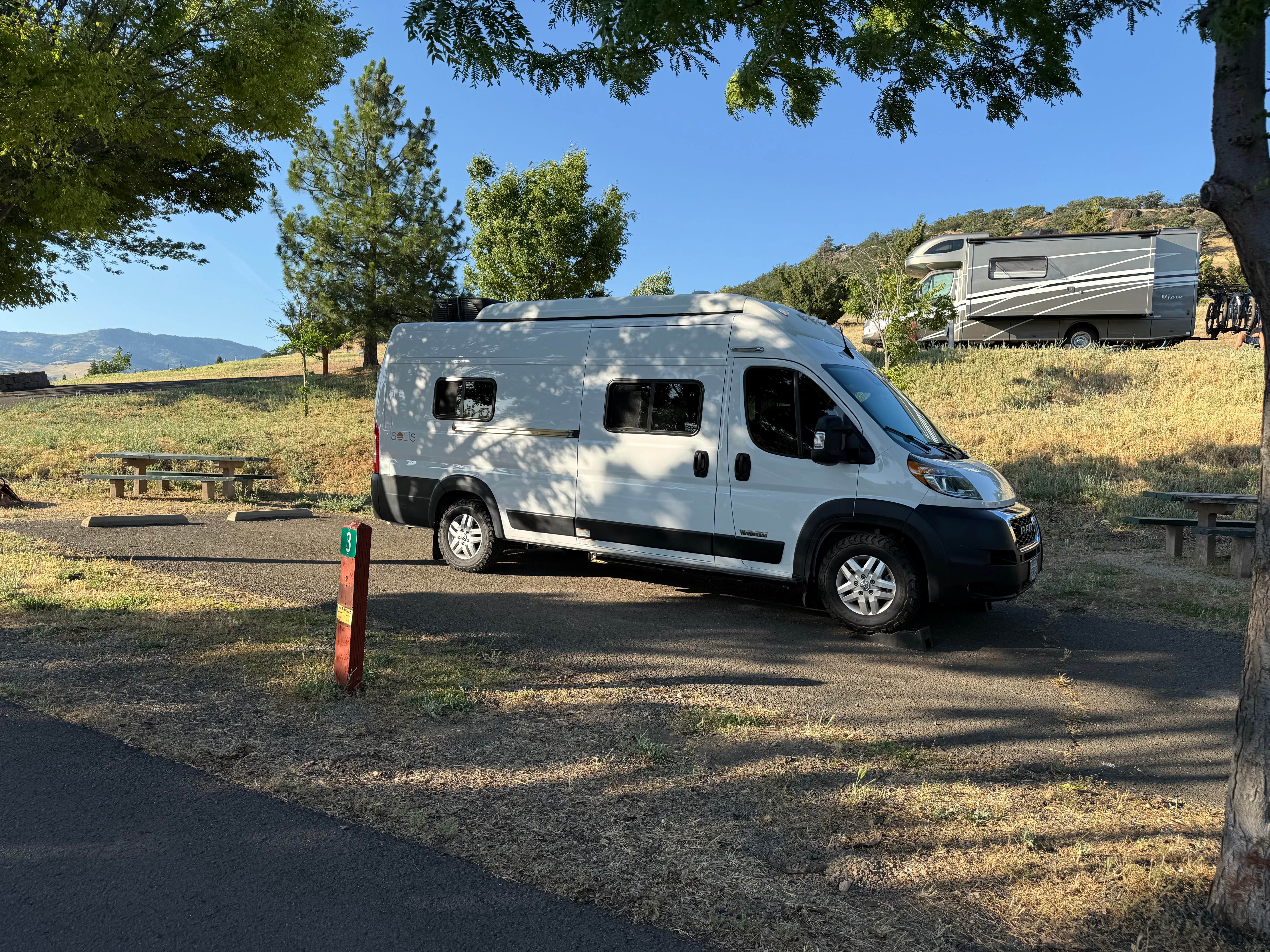 Kim G.'s photo of rv camping at Point RV Park at Emigrant Lake near Klamath Falls, OR