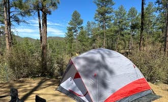 Camping near Point of Rocks RV Campground: Enchanted Forest Trail Campsites, Prescott National Forest, Arizona