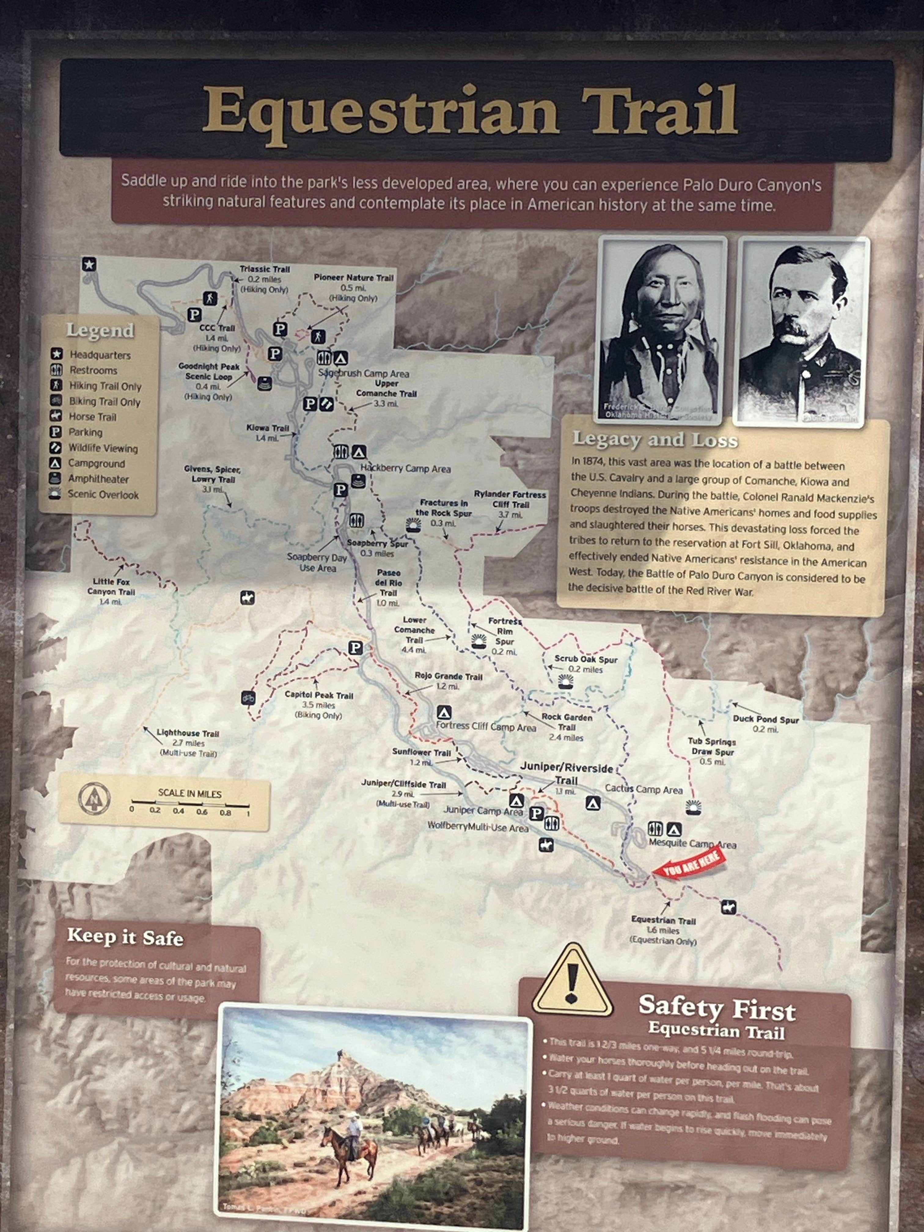 Camper-submitted photo at Equestrian Campground — Palo Duro Canyon State Park near McClellan Creek National Grassland