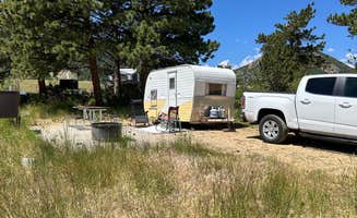 Kim N.'s photo of rv camping at Estes Park Campground at Mary's Lake near Rocky Mountain National Park