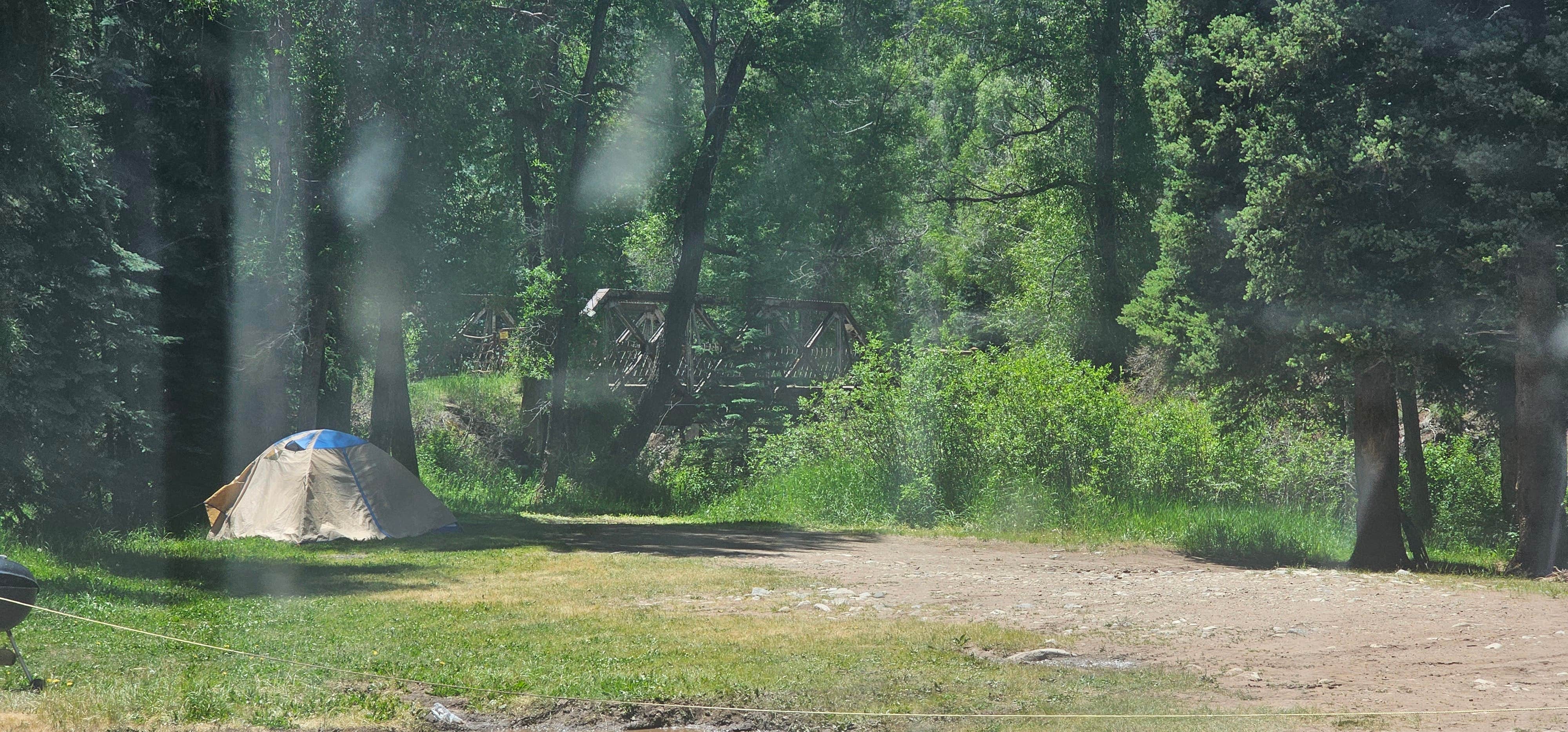 Camping near West Steer Resevoir: Ewing Gulch on Dolores River, Rico, Colorado