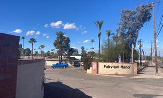 Camping near Davis Monthan AFB FamCamp- Boneyard Vista: Fairview Manor, Cortaro, Arizona