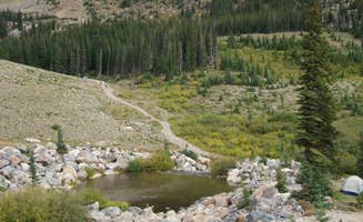 Caite E.'s photo of tent camping at Fall River Reservoir Dispersed Camping Trail near Evergreen, CO