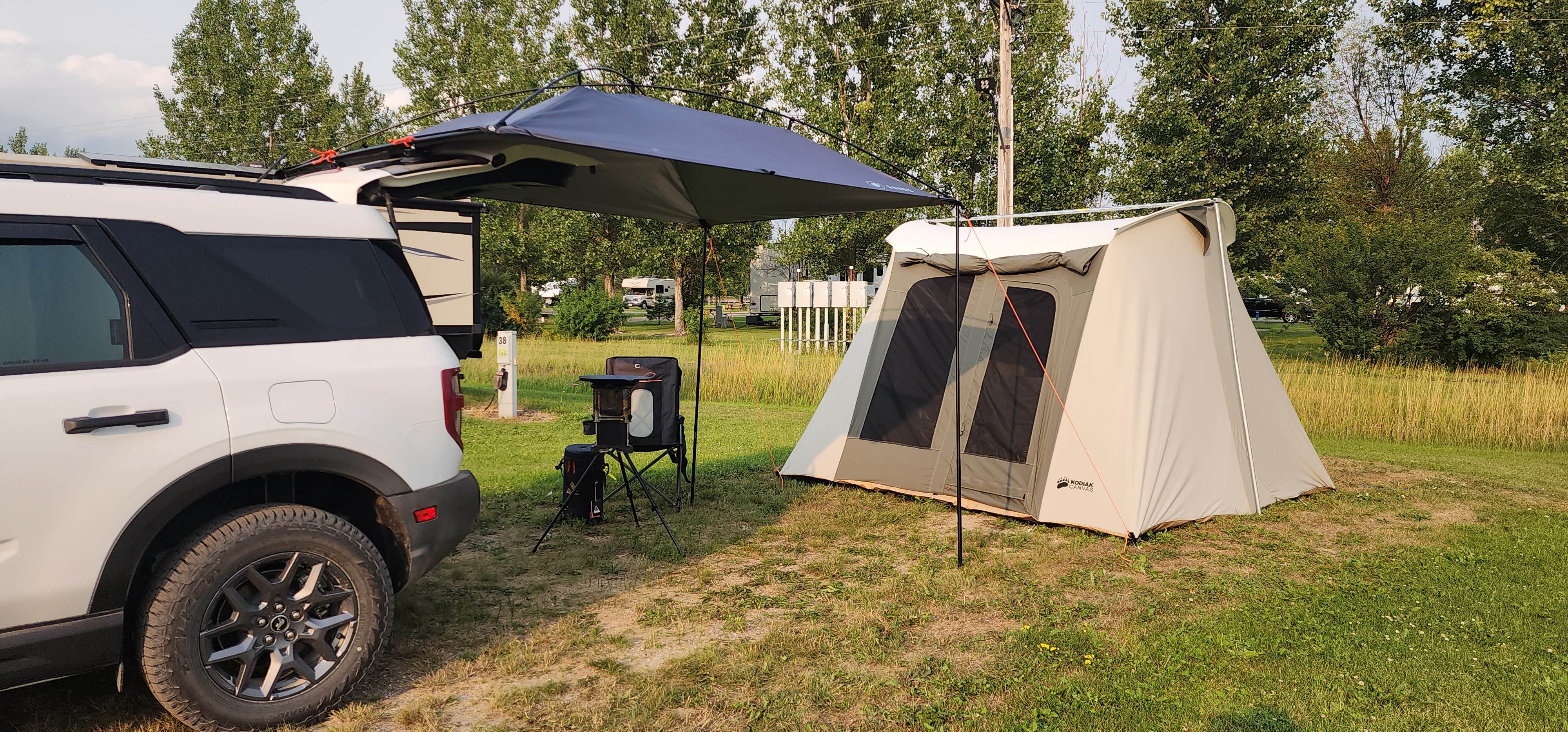 Camping near Voyageur's View Campground, Tubing & Kayaking: Falls Stay & Play, Foldahl, Minnesota
