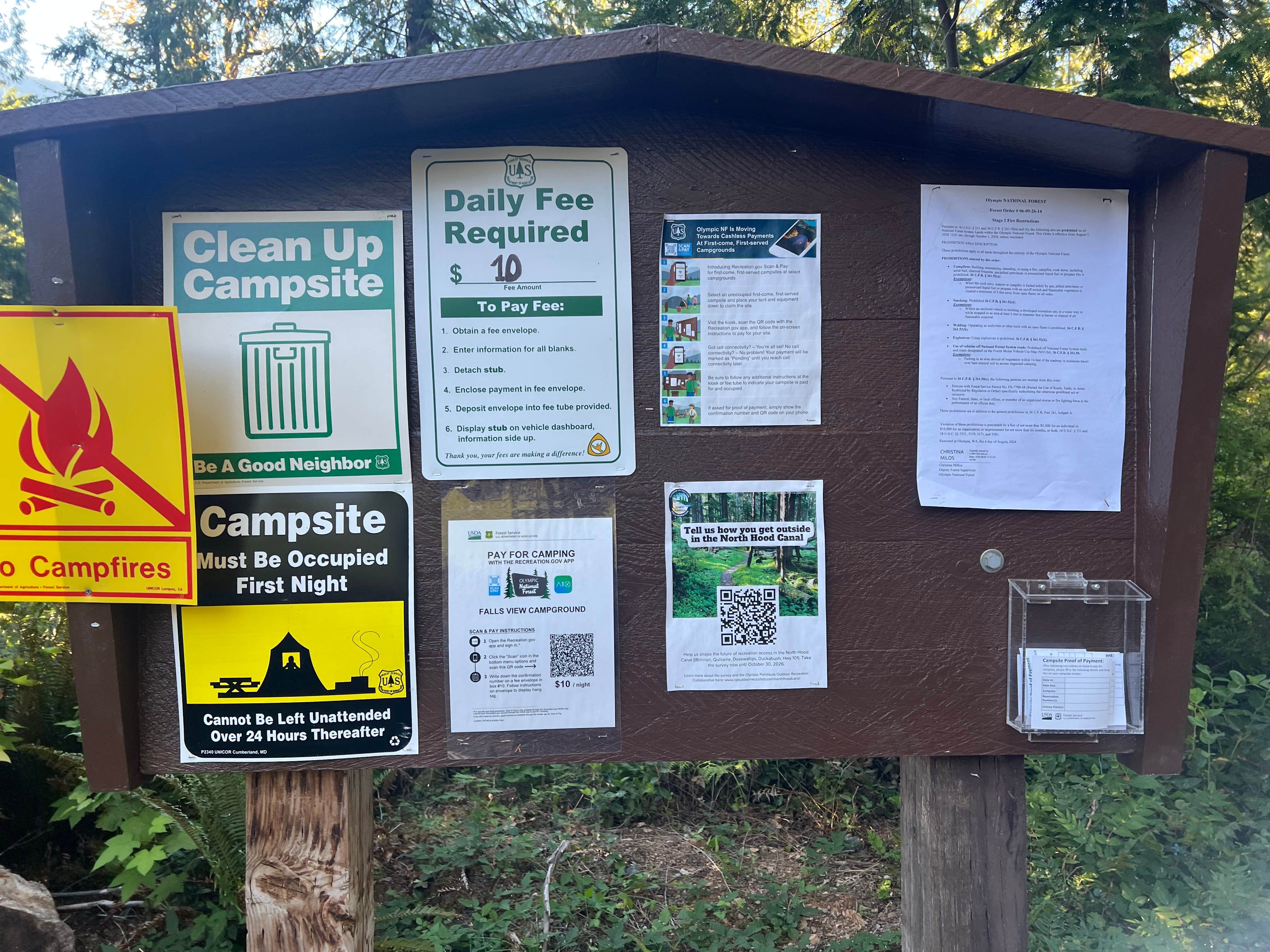 Camping near Kitsap Memorial State Park Campground: Falls View Campground, Quilcene, Washington