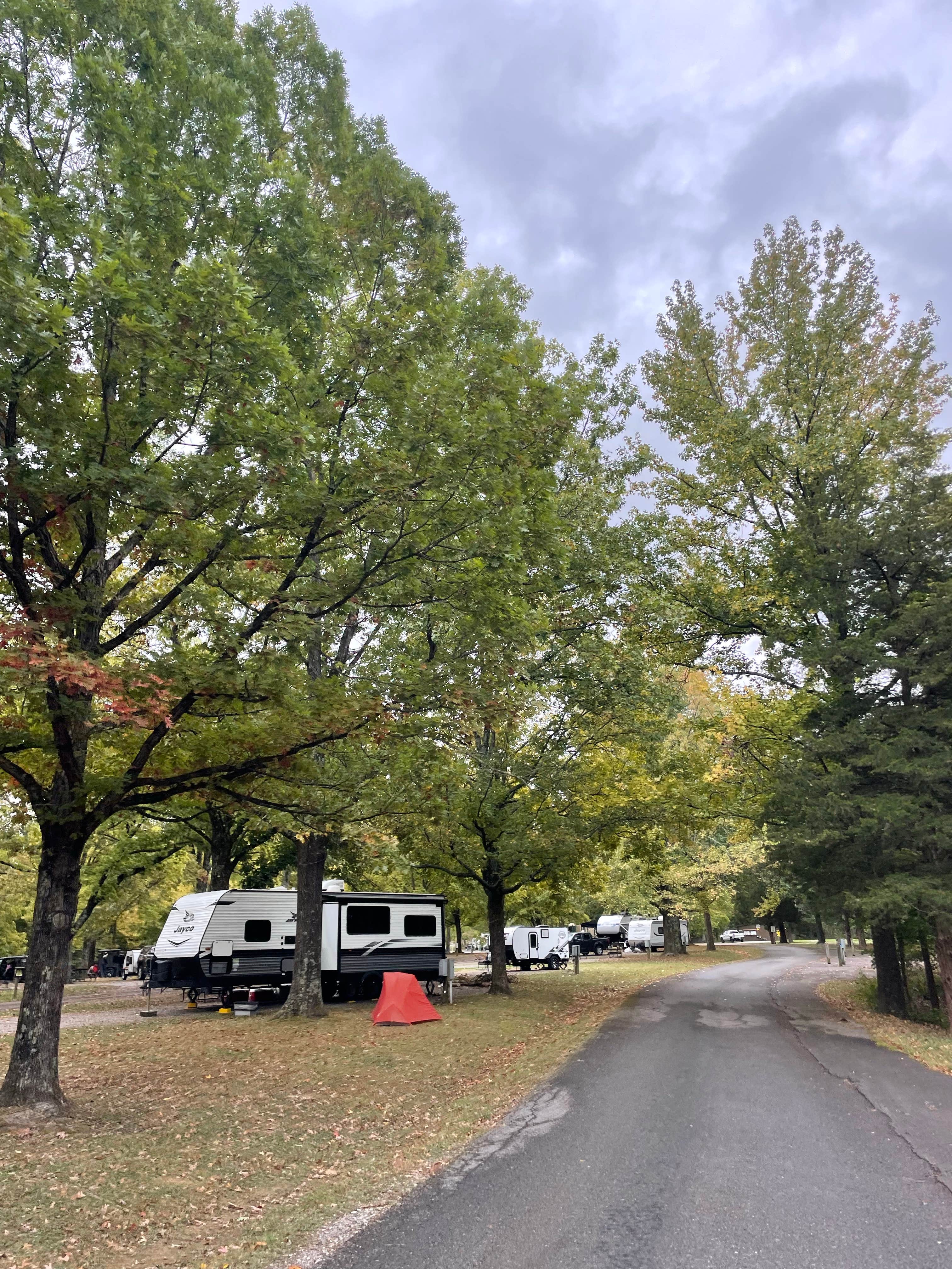 Shana D.'s photo of rv camping at Group Campground — Ferne Clyffe State Park near Cobden, IL