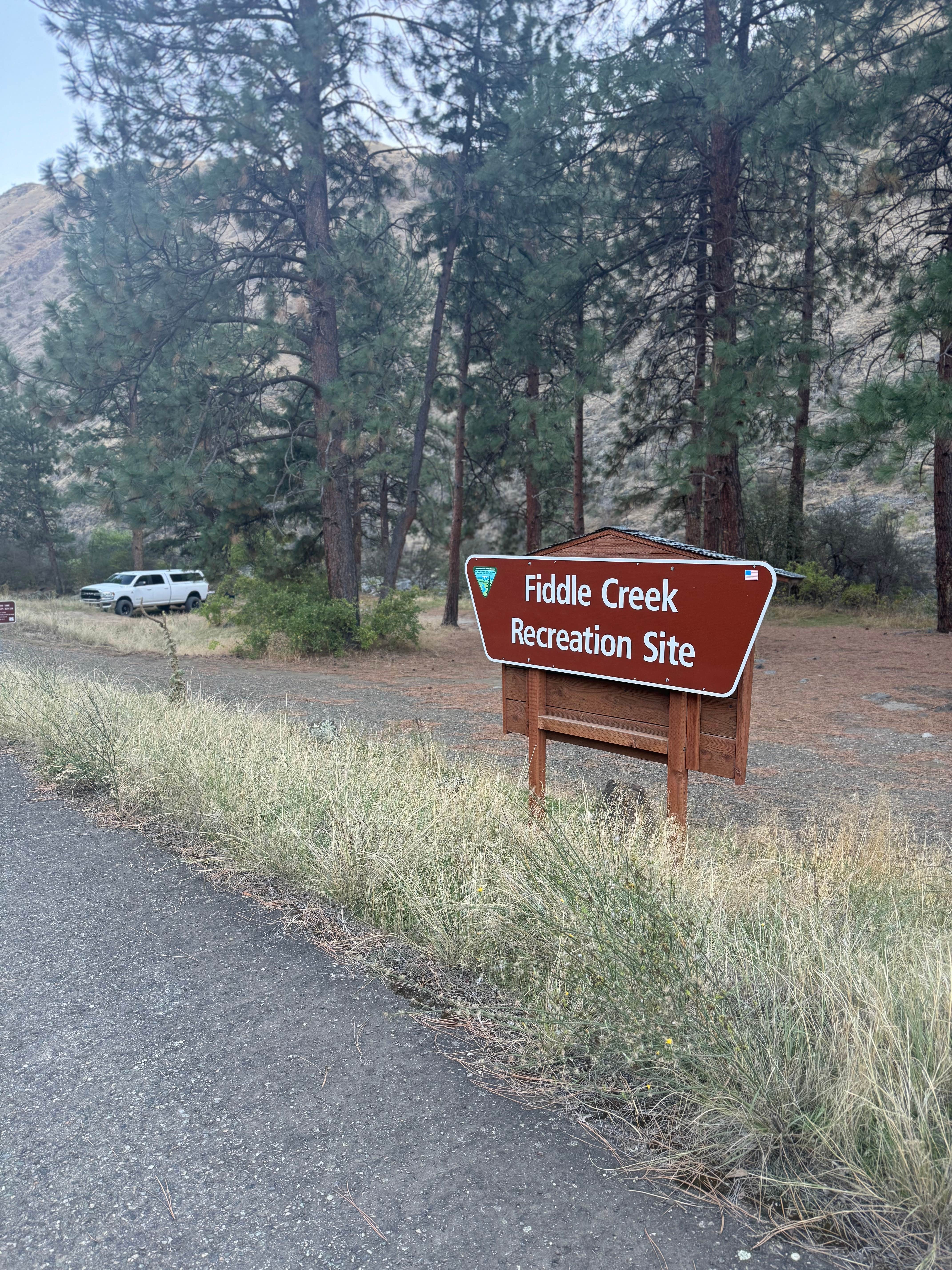 Camping near Kirkwood Ranch: Fiddle Creek Recreation Site, Riggins, Idaho