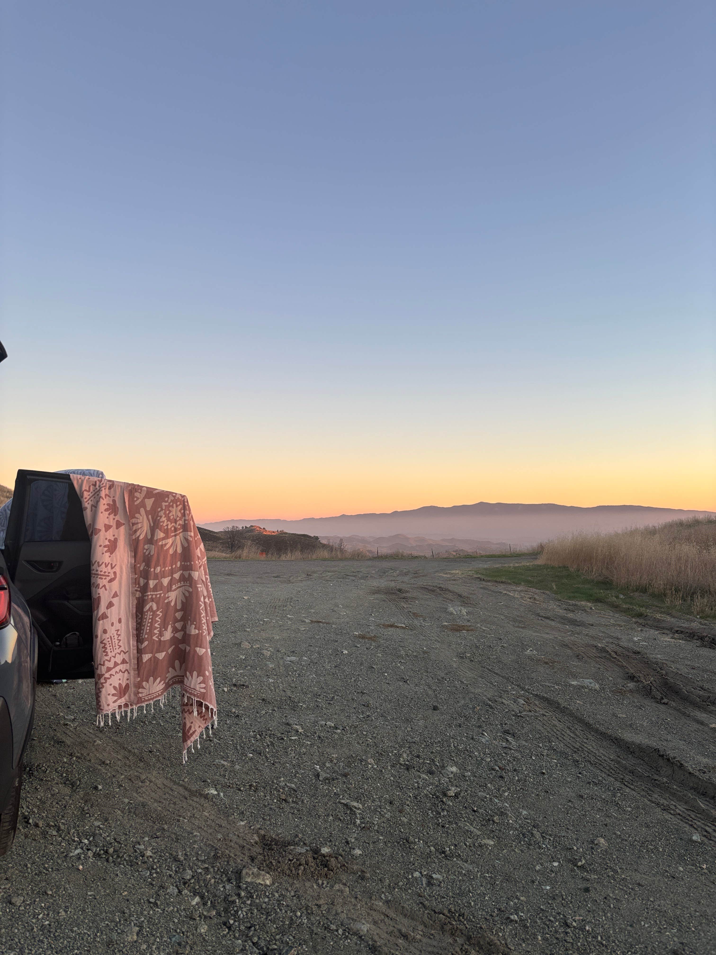 Camping near Alamo Creek: Figueroa Mountain Road Pullout 01, Los Olivos, California
