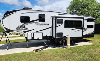 Stacey L.'s photo of rv camping at Hot Springs Arkansas Finish Line RV Park Walk to Oaklawn and Bathhouse Row near Jones Mill, AR