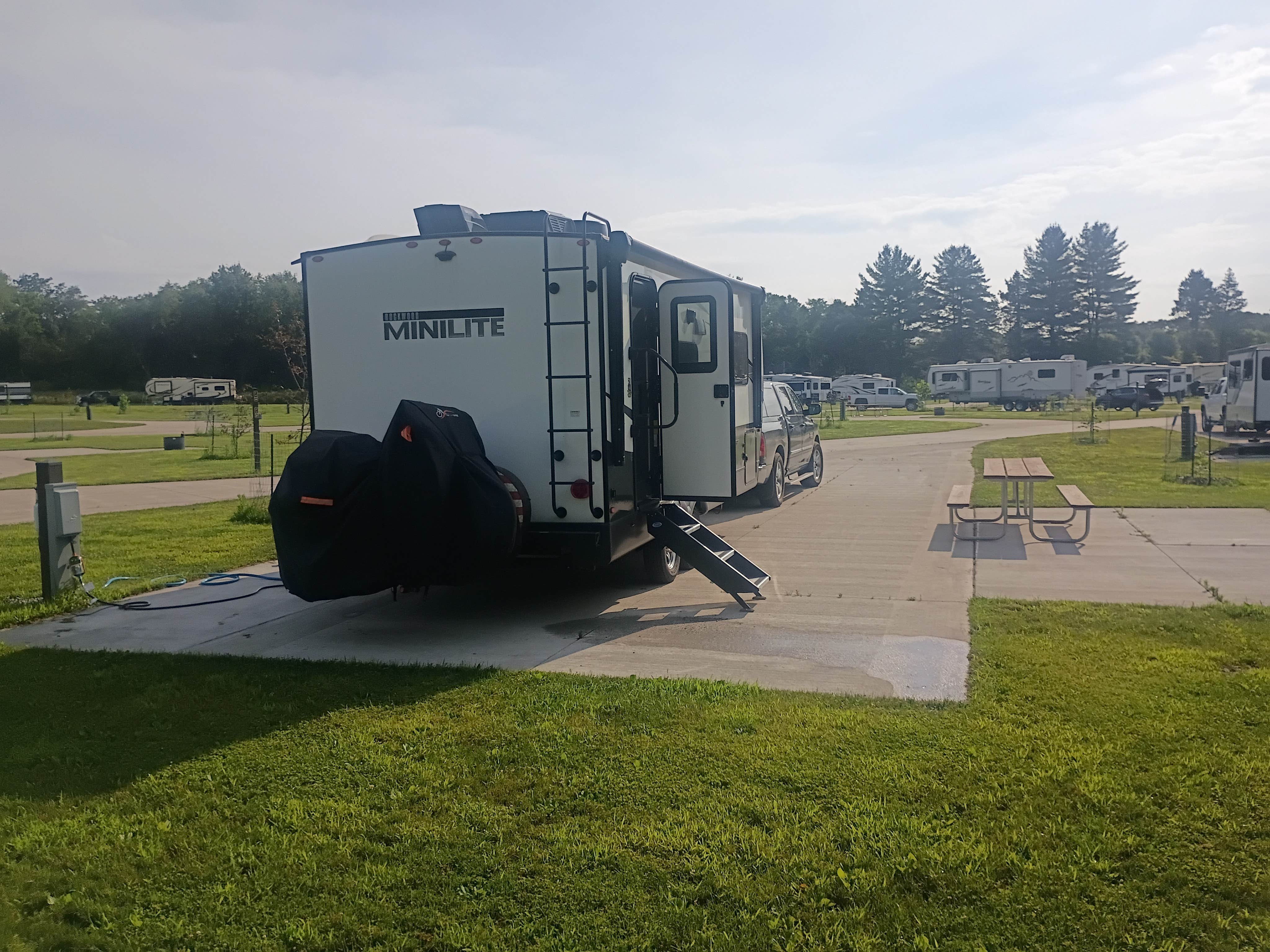 Camping near Matsell Bridge Natural Area: Firefly Campground at Pinicon Ridge, Central City, Iowa