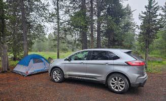 JJ D.'s photo of a dispersed camping area at Fish Creek Dispersed Camp near Macks Inn, ID
