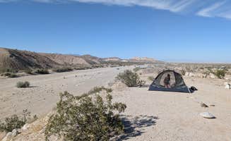 Hans V.'s photo of tent camping at Fish Creek Campground near Mecca, CA